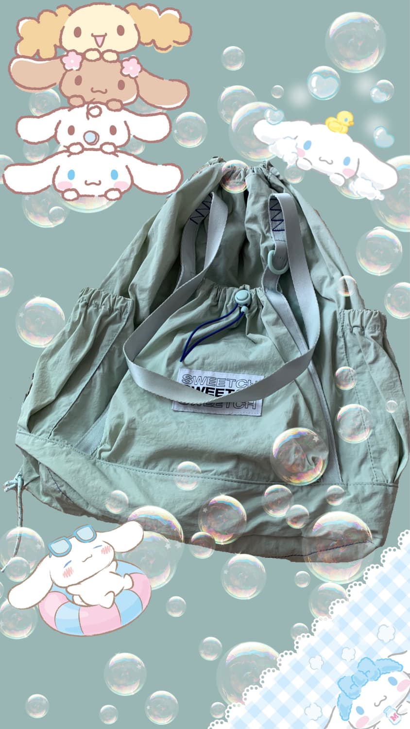 💙나혼자산다 진지희 착용) 스위치 백팩 GYM SACK🤍 상품이미지2