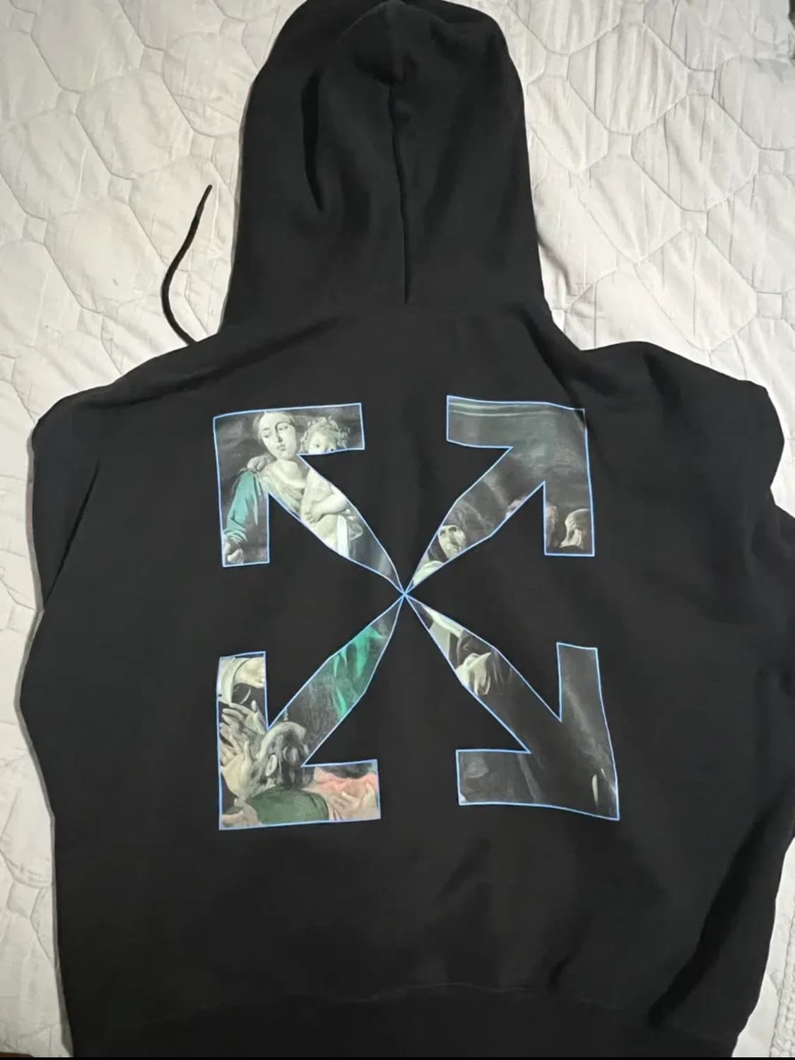 오프화이트 카라바조 후드티 XL 상품이미지2