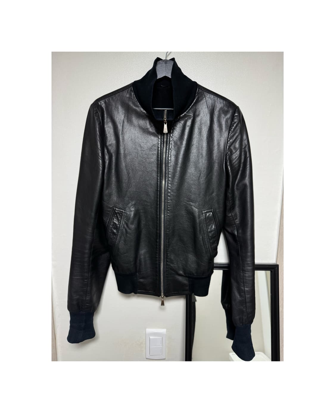 10sei0otto 레더 집업 상품이미지1