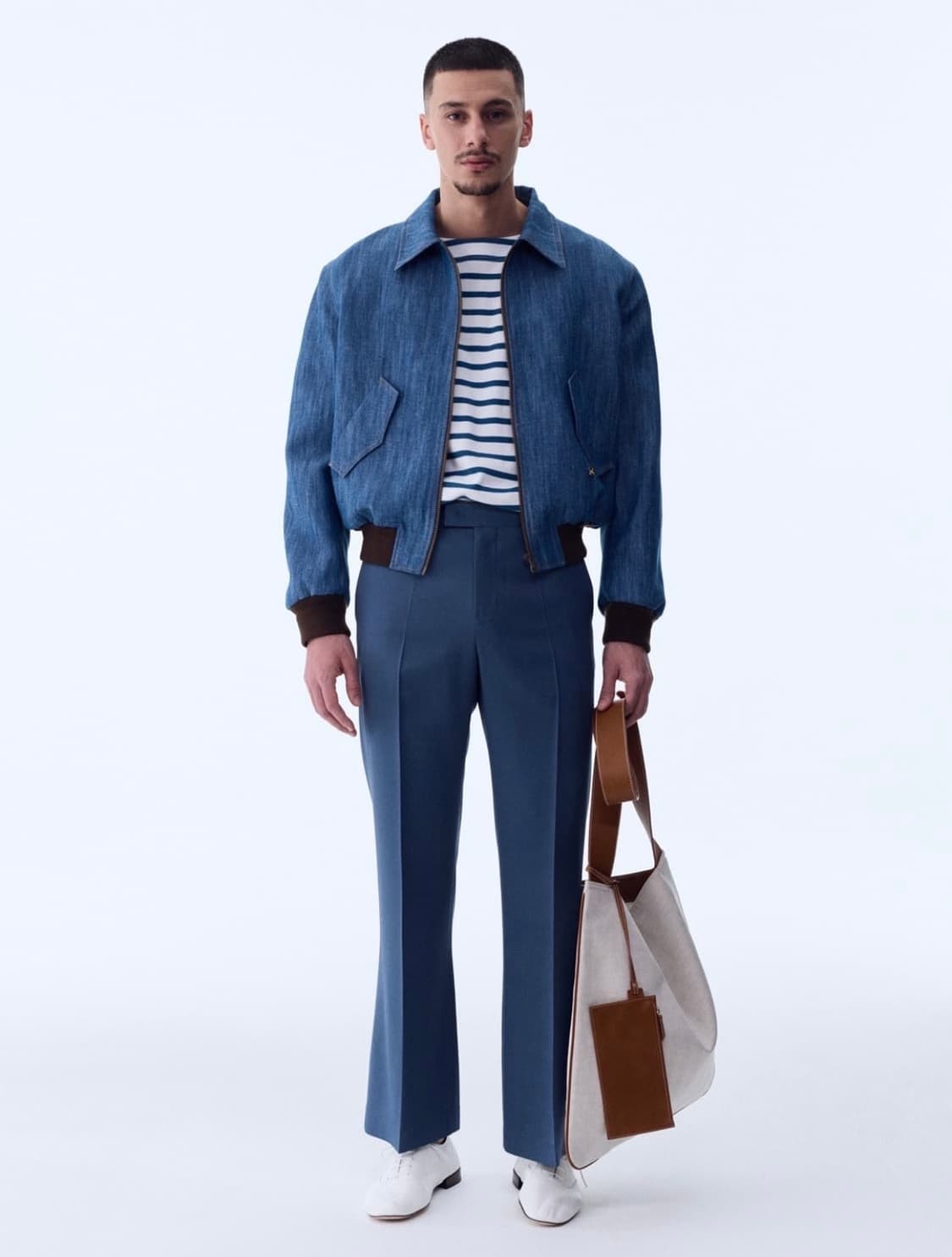 [L]렉토 바스티아 데님 자켓 블루종 상품이미지8