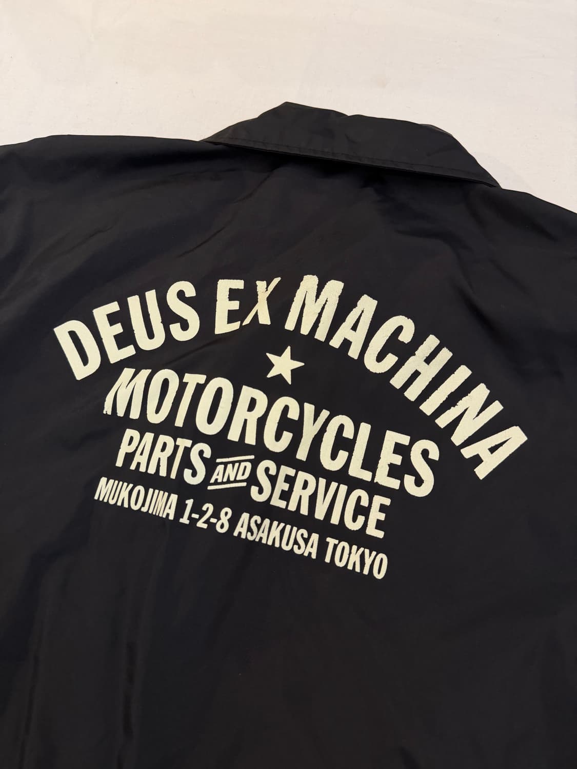 데우스 엑스 마키나 도쿄 아사쿠사 코치자켓 블랙 상품이미지5