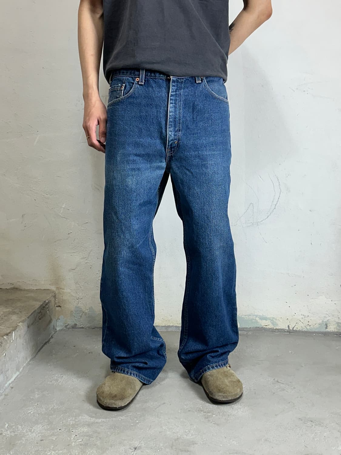 90's USA 빈티지 리바이스 517 부츠컷 플레어진 상품이미지3