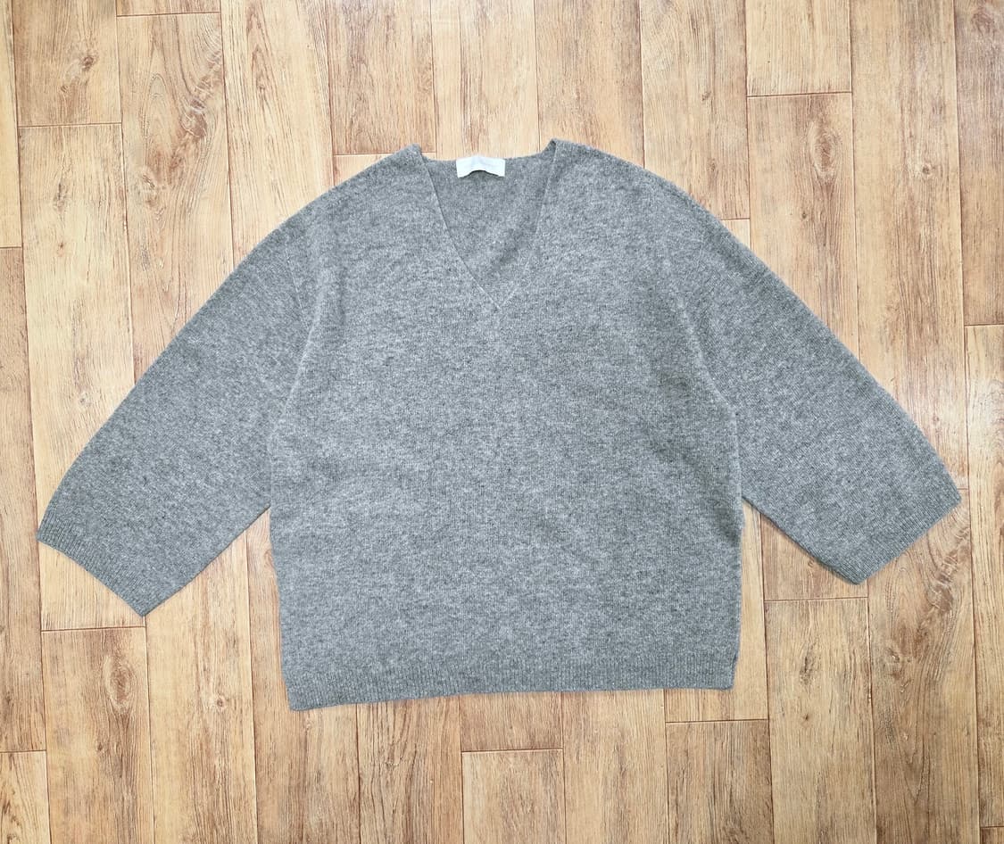 유메르(UMER) 캐시 루즈 홀가먼트 니트 프리사이즈 상품이미지5