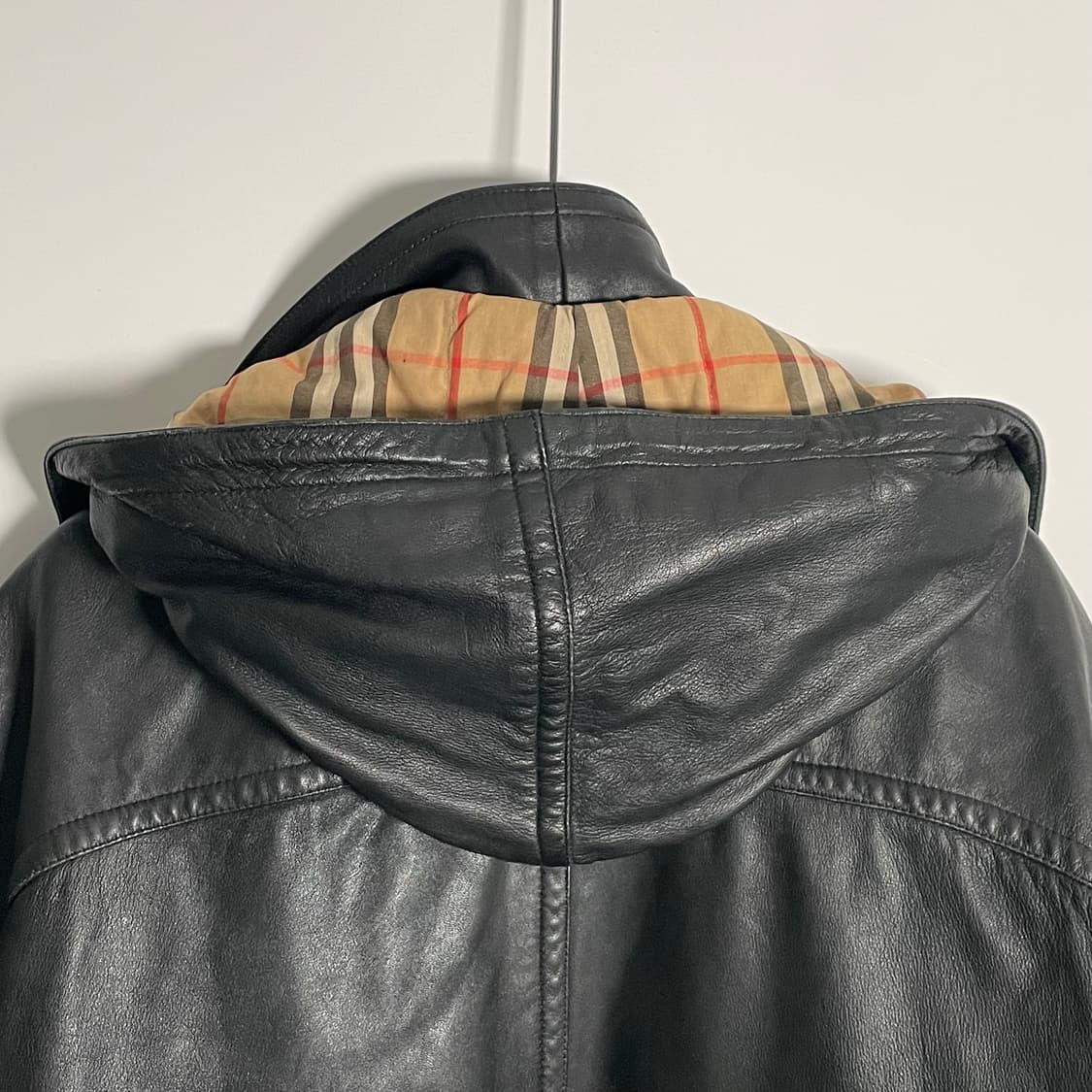 버버리 리얼레더 후드 더플 코트 (on.596)   상품이미지7