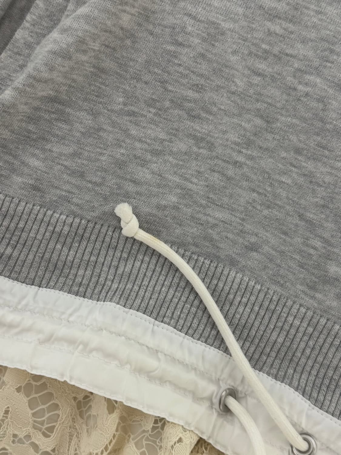 Sacai luck 플라워레이스 원피스 반팔티  상품이미지5
