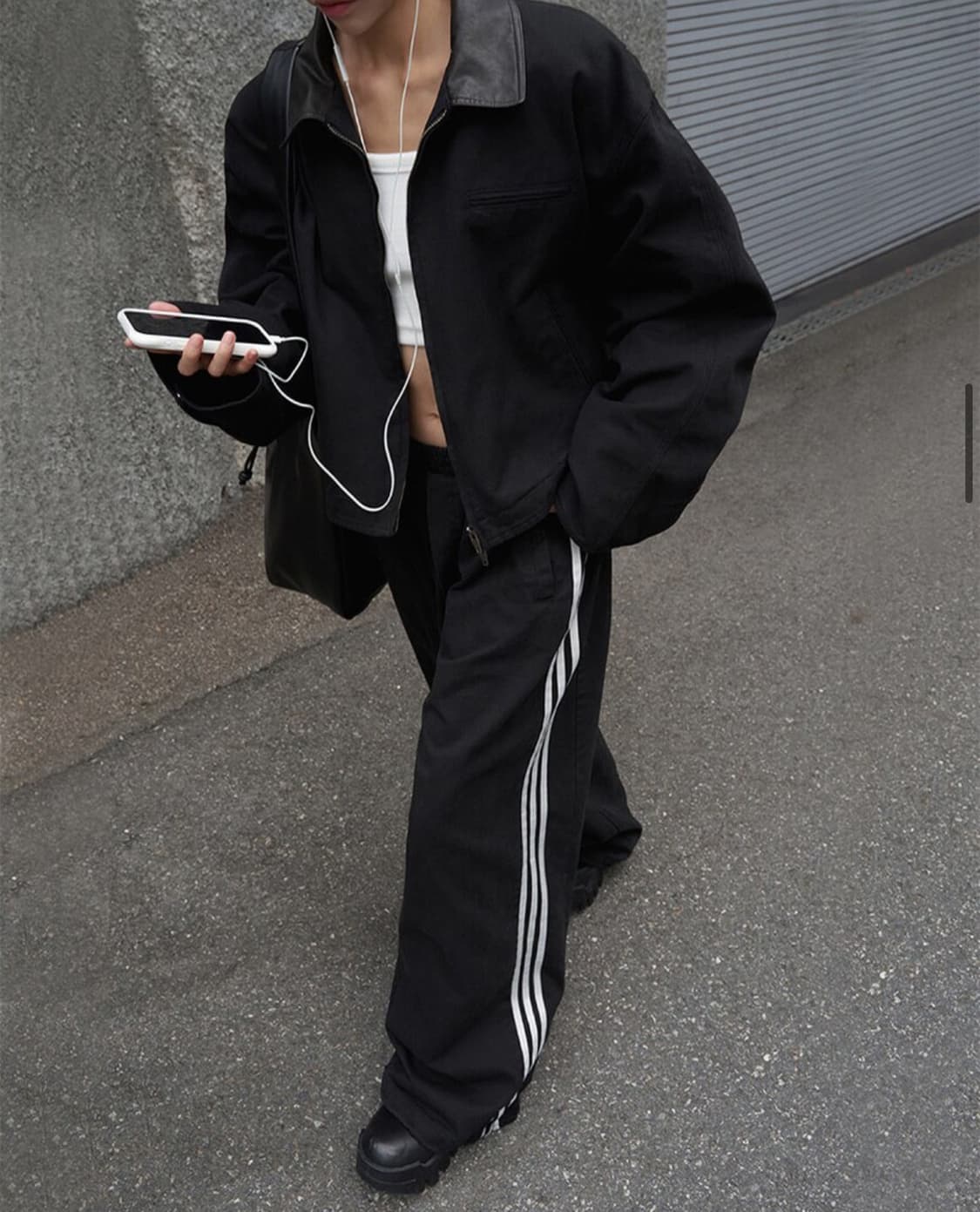 LANGER canvas contrasting work jack 상품이미지1