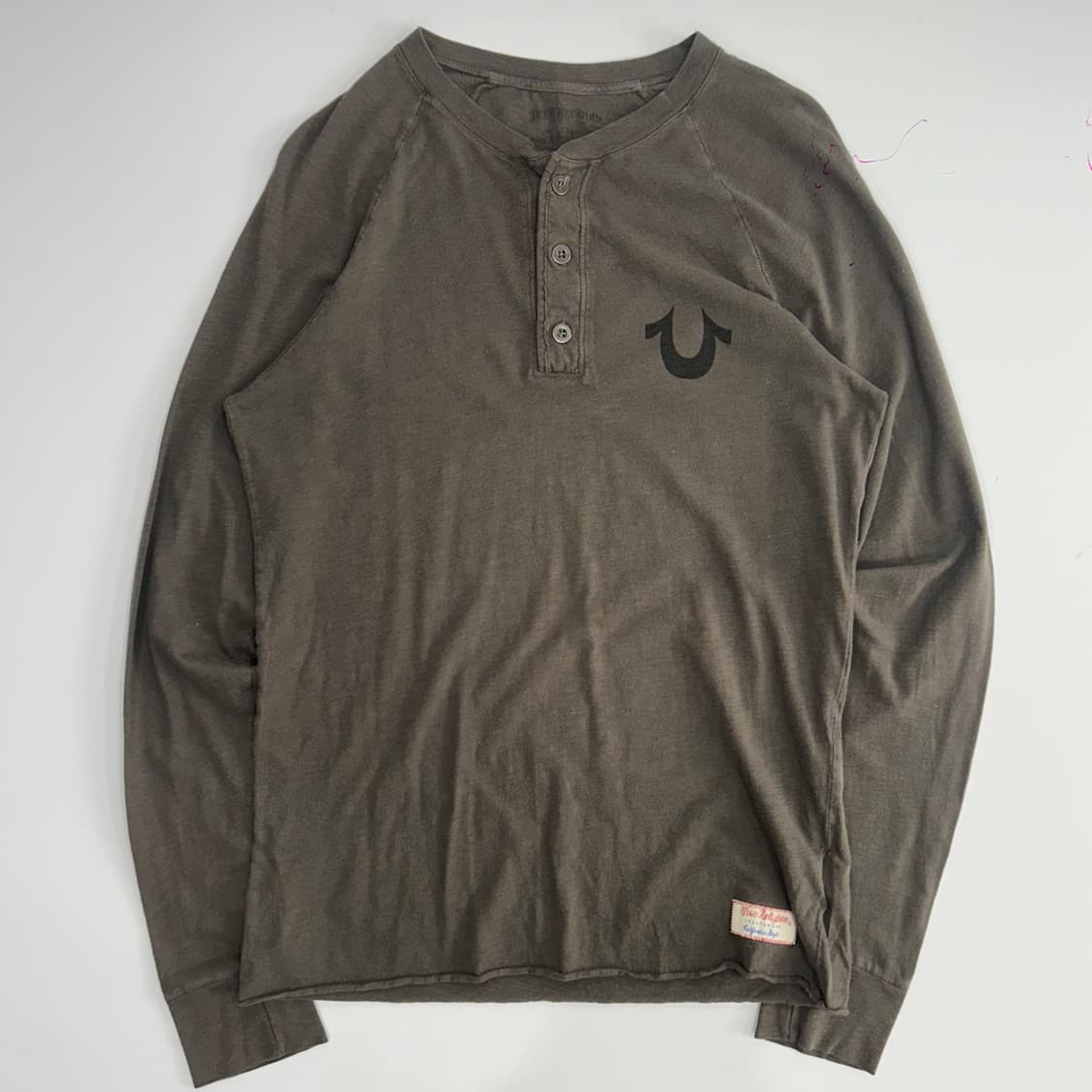 Truereligion 트루릴리젼 백포인트 버튼스냅 브라운 슬리브  상품이미지4