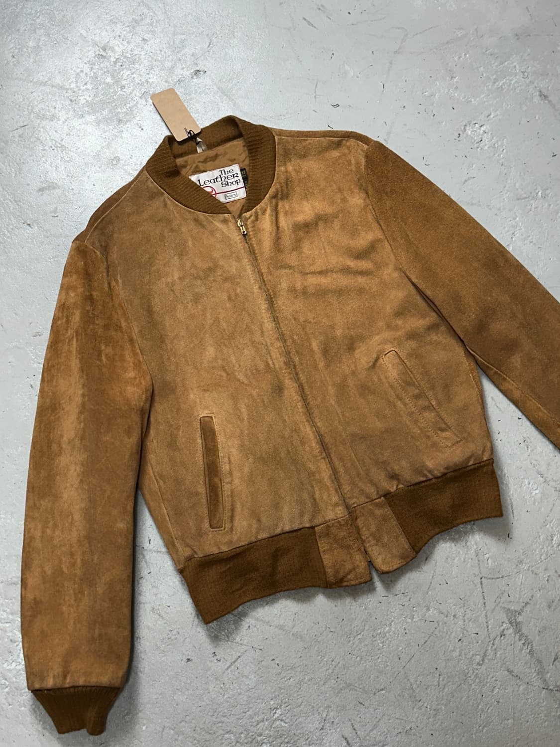 80's 빈티지 시어스 스웨이드 봄버 자켓 빈티지 레더 자켓 상품이미지5