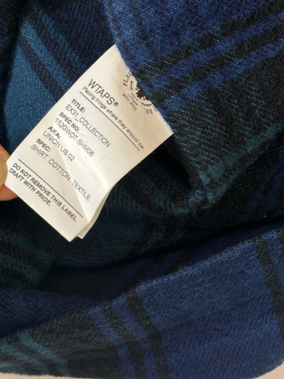 더블탭스 유니온 셔츠 M 상품이미지5