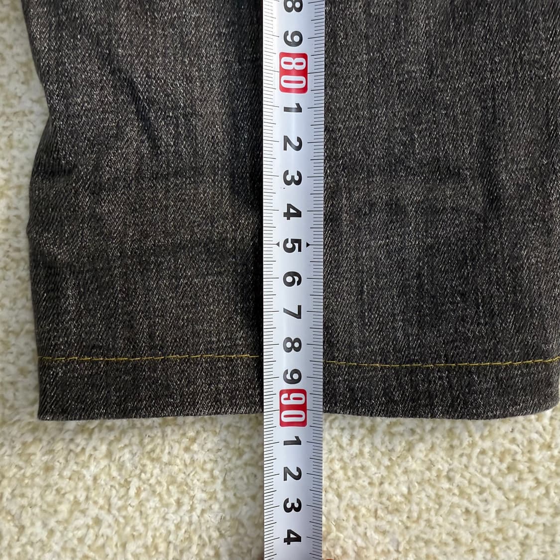 [46] 발망 바이커진 워싱 흑청 데님팬츠 0108T1 상품이미지9