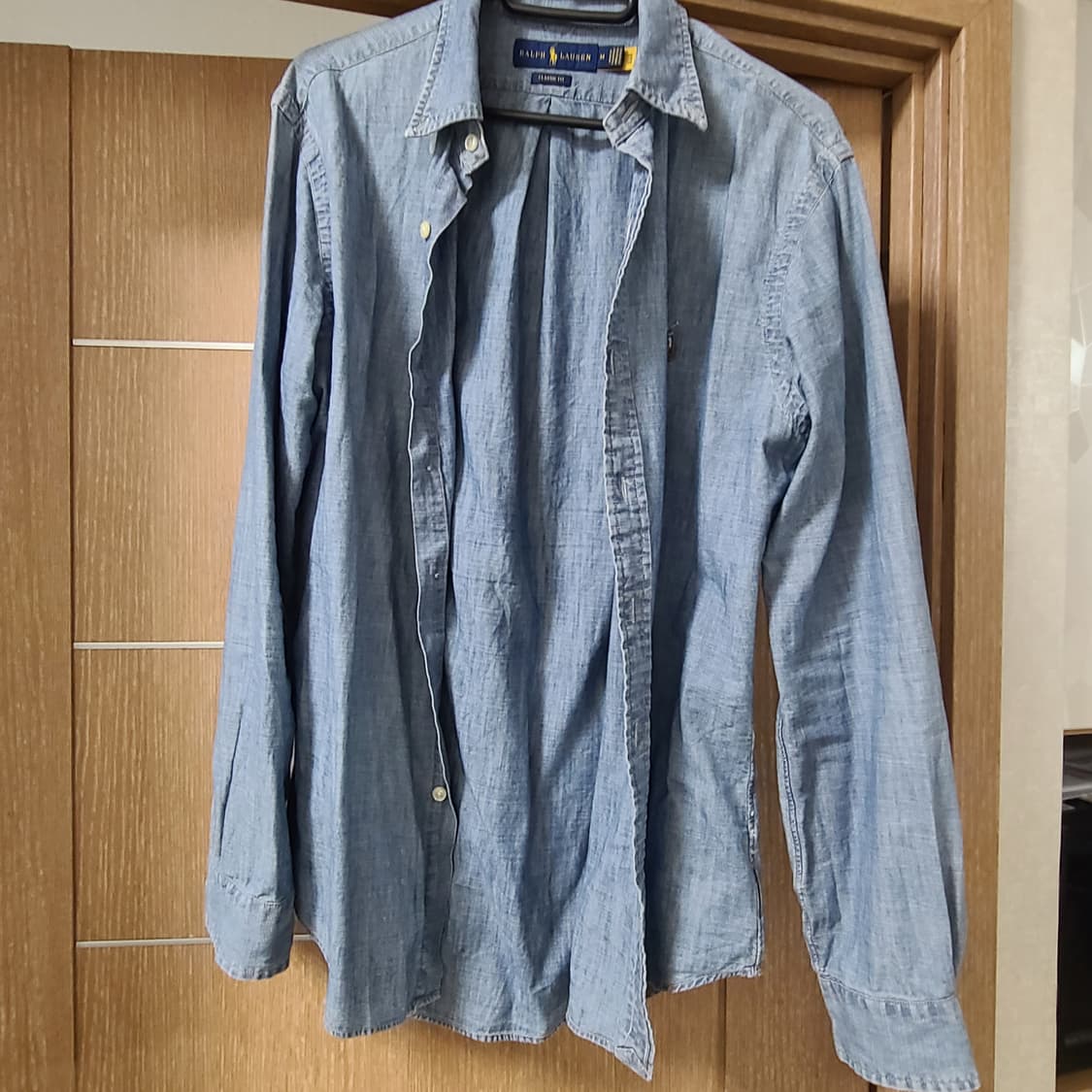 플로 샴브레이 셔츠 (클래식 M) 상품이미지2