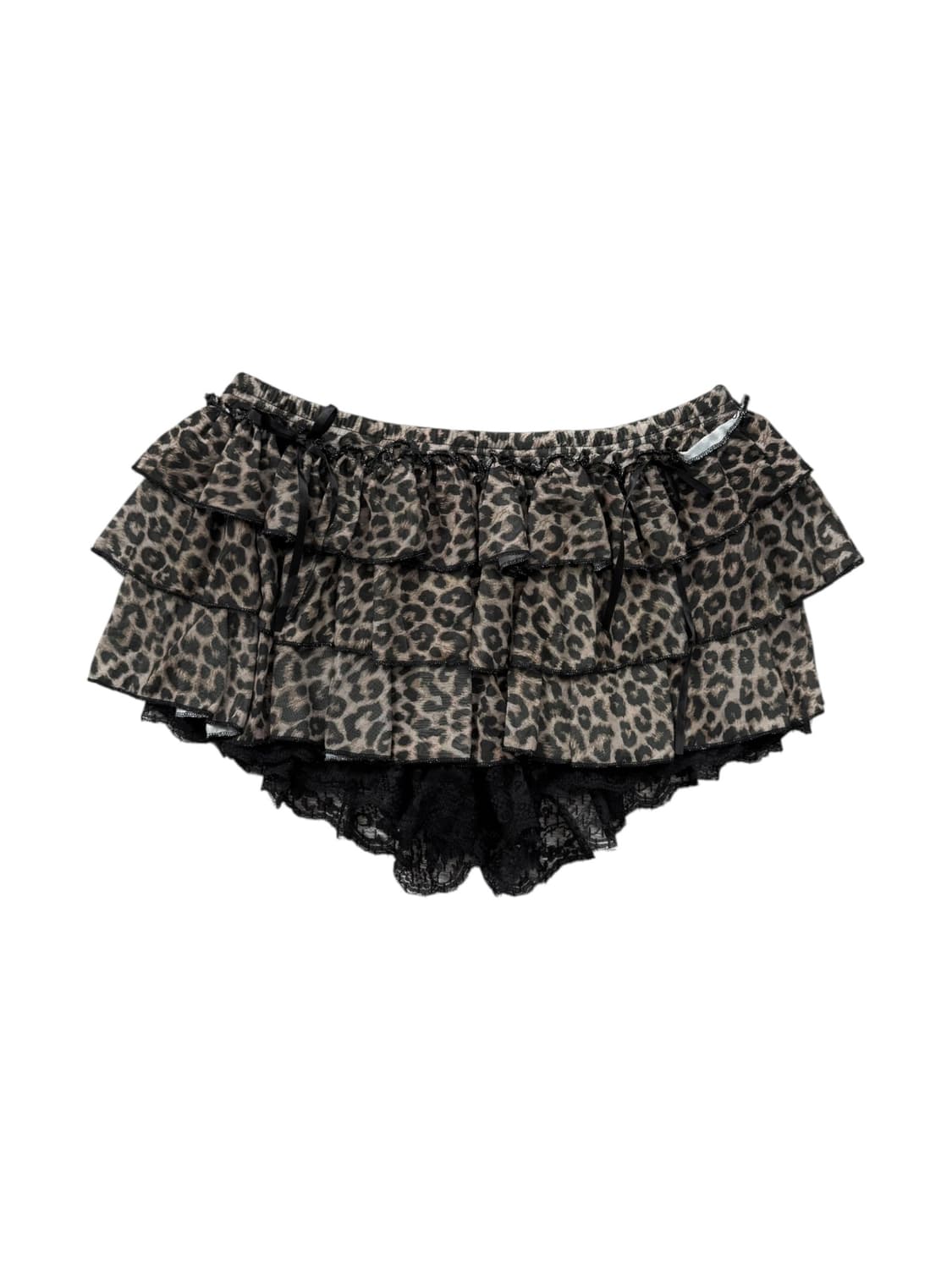 Vintage ruffle leopard shorts 상품이미지1