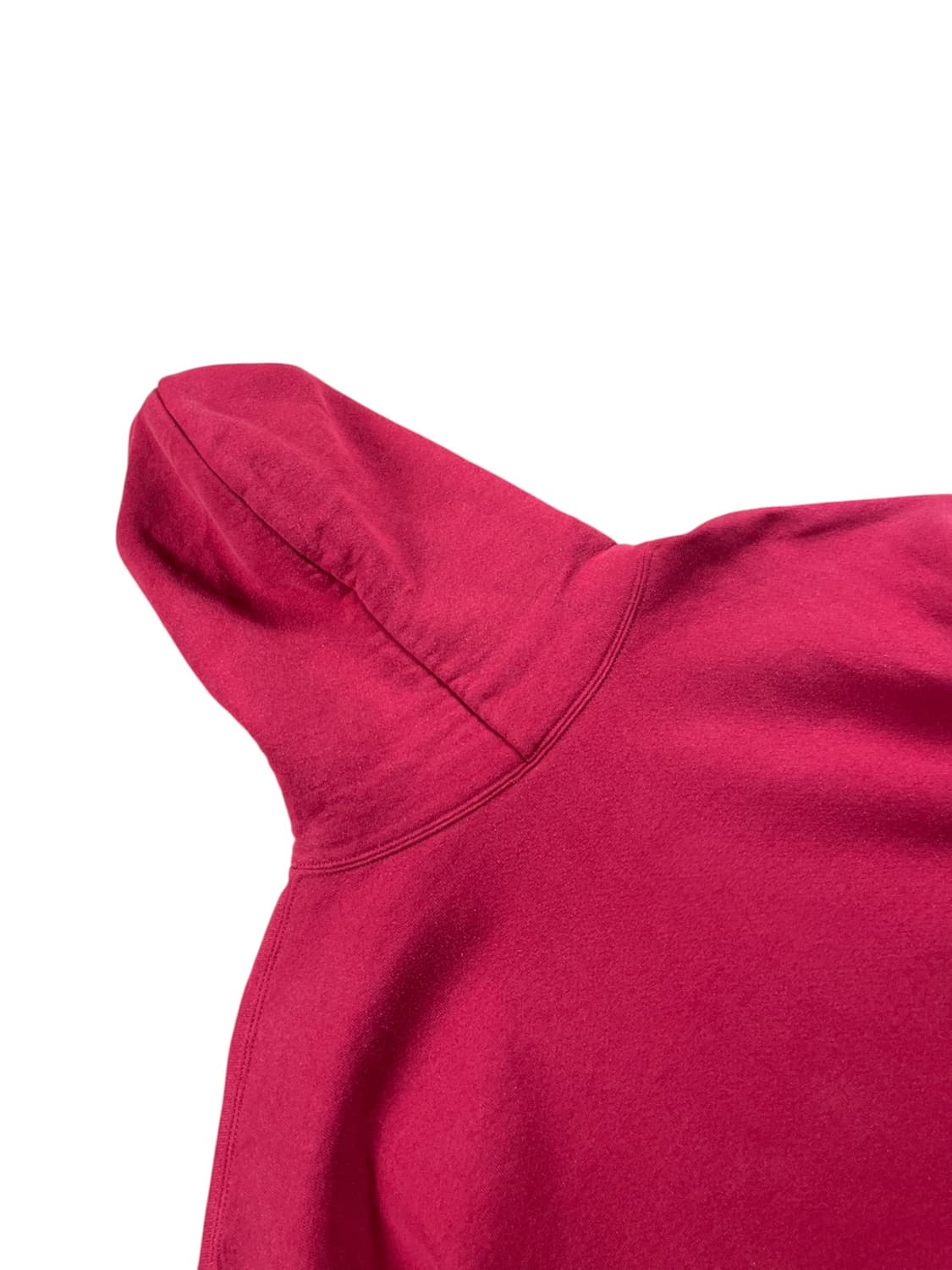 90s USA Russell Athletic 레드 컬러 후드티 상품이미지5