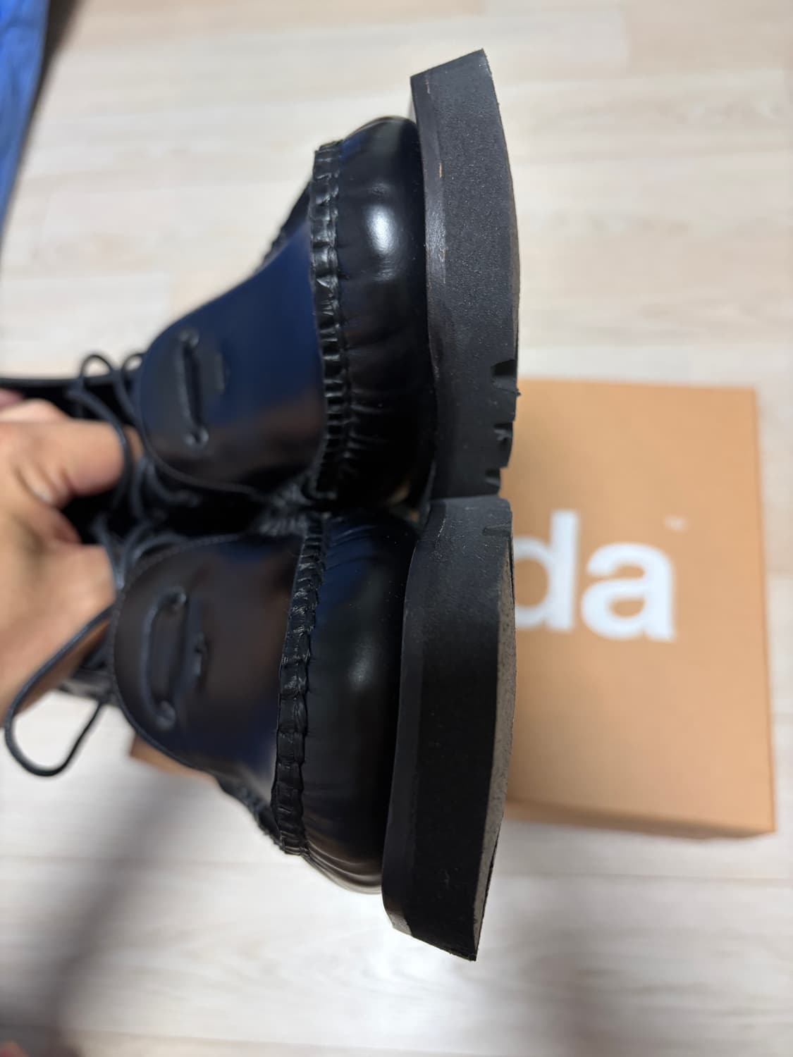 헤레우 카프스킨 앵클부츠(새상품) 상품이미지6