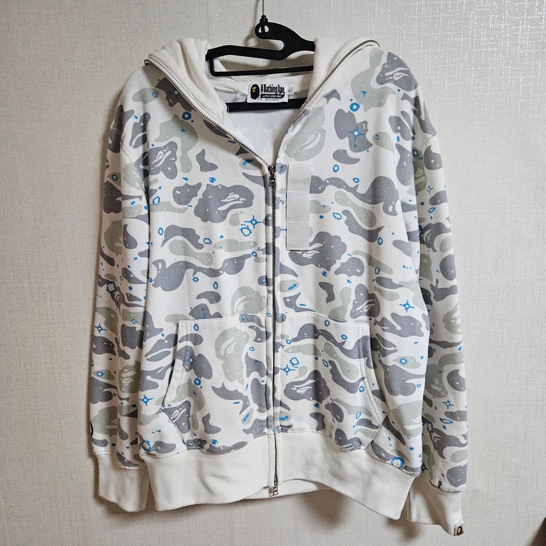 베이프 샤크 스페이스 카모 후드집업 L 상품이미지1