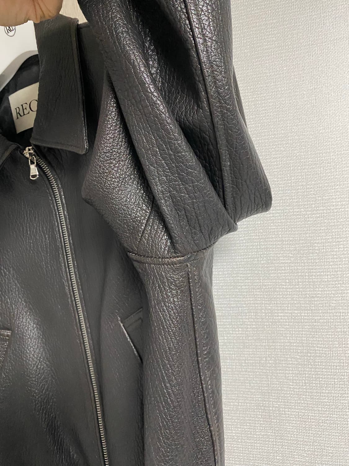 렉토 램레더 s , 밀리터리 레더 자켓 m 일괄 판매 상품이미지3