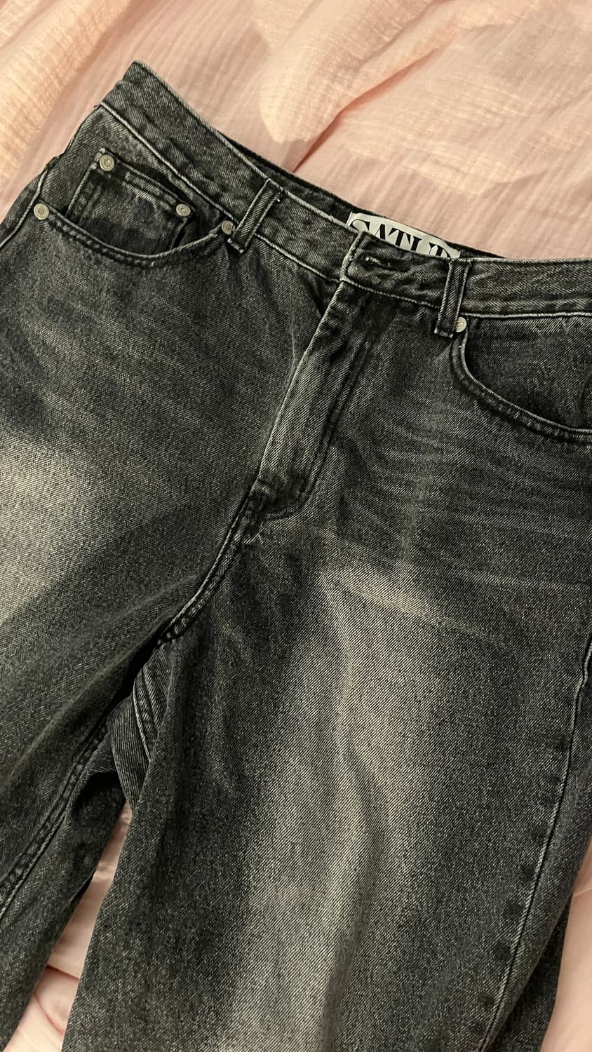 세터 흑청워싱 청바지 상품이미지5