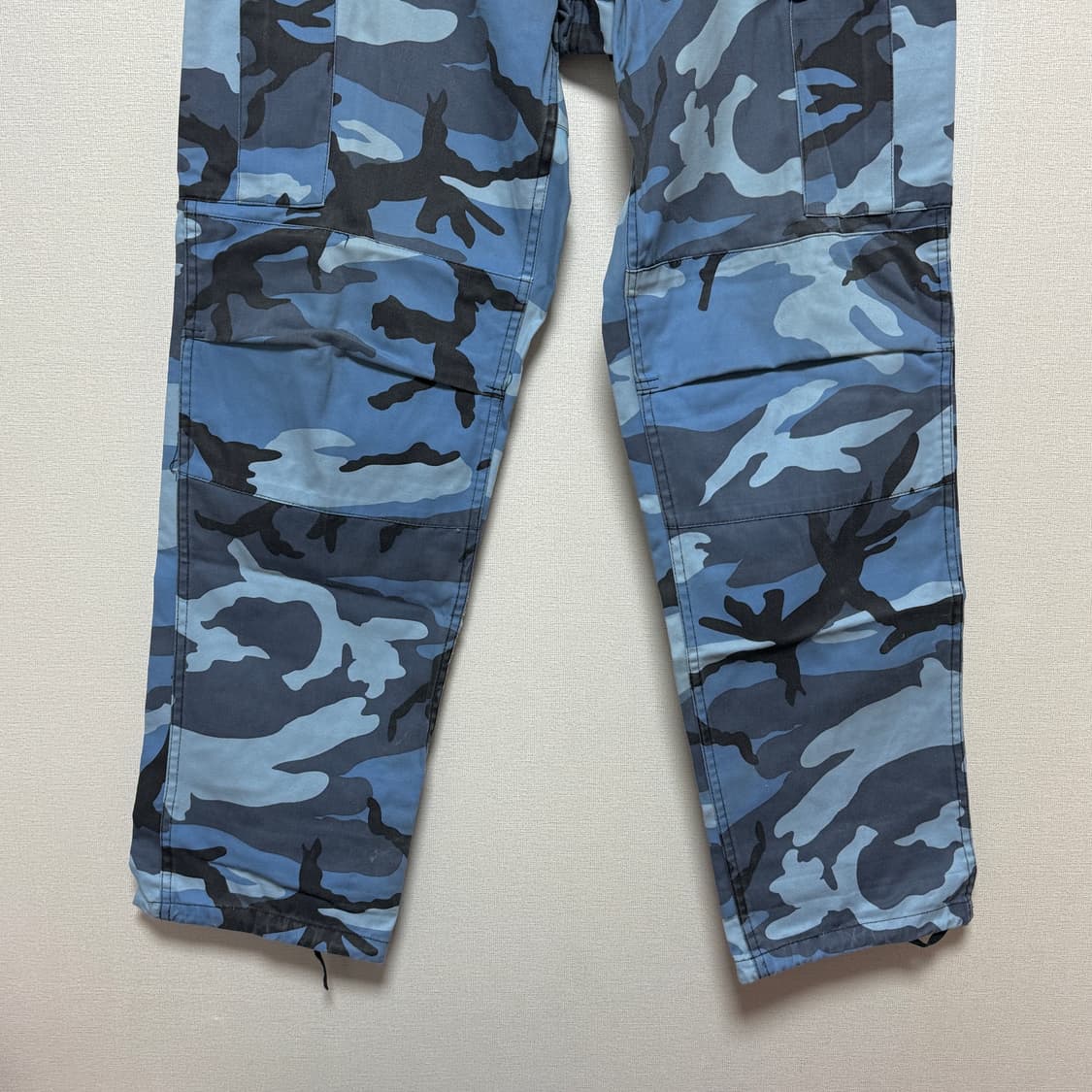 블루 카모 밀리터리 카고 바지 상품이미지2