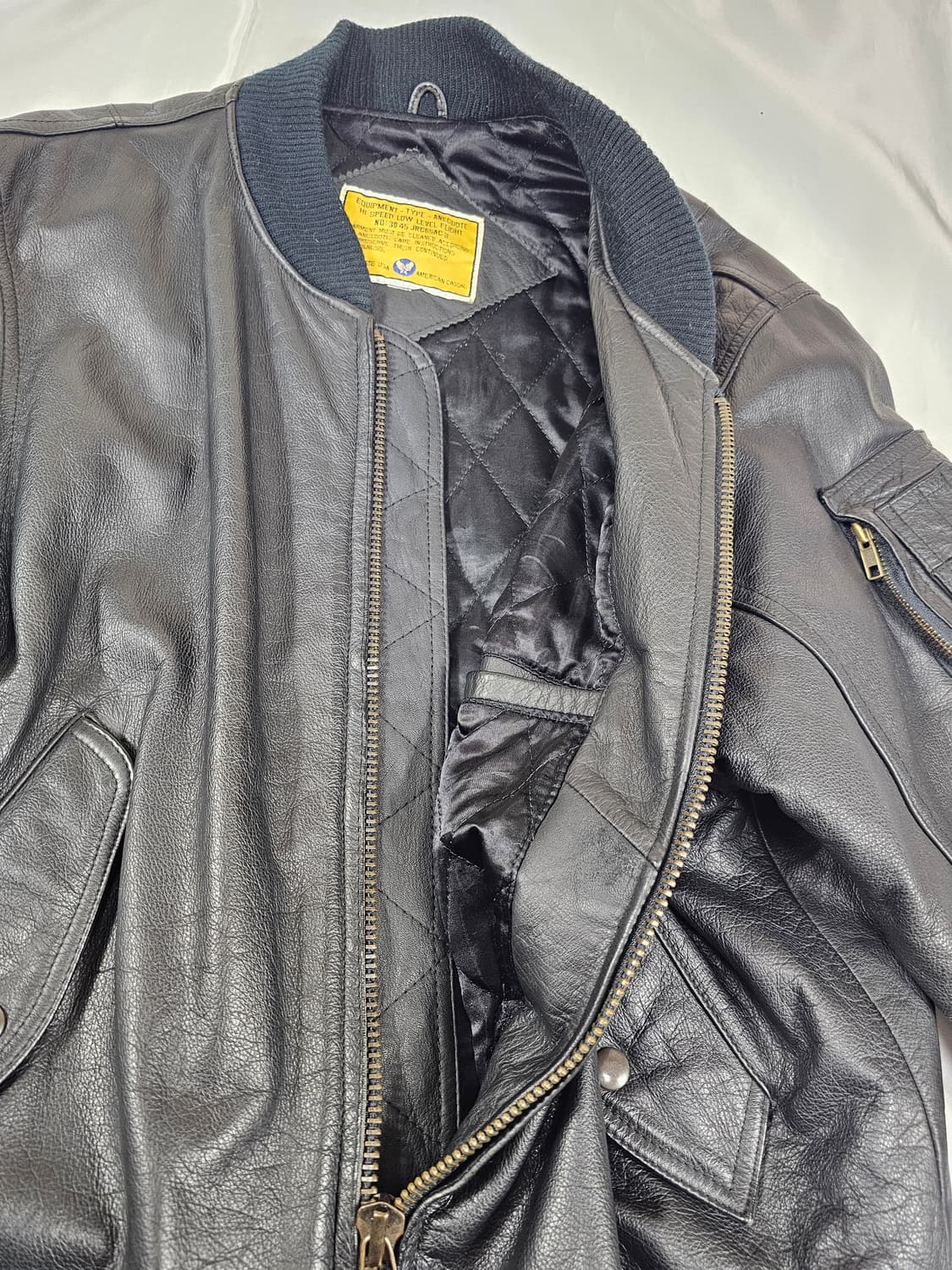 jpn레더항공점퍼 상품이미지9