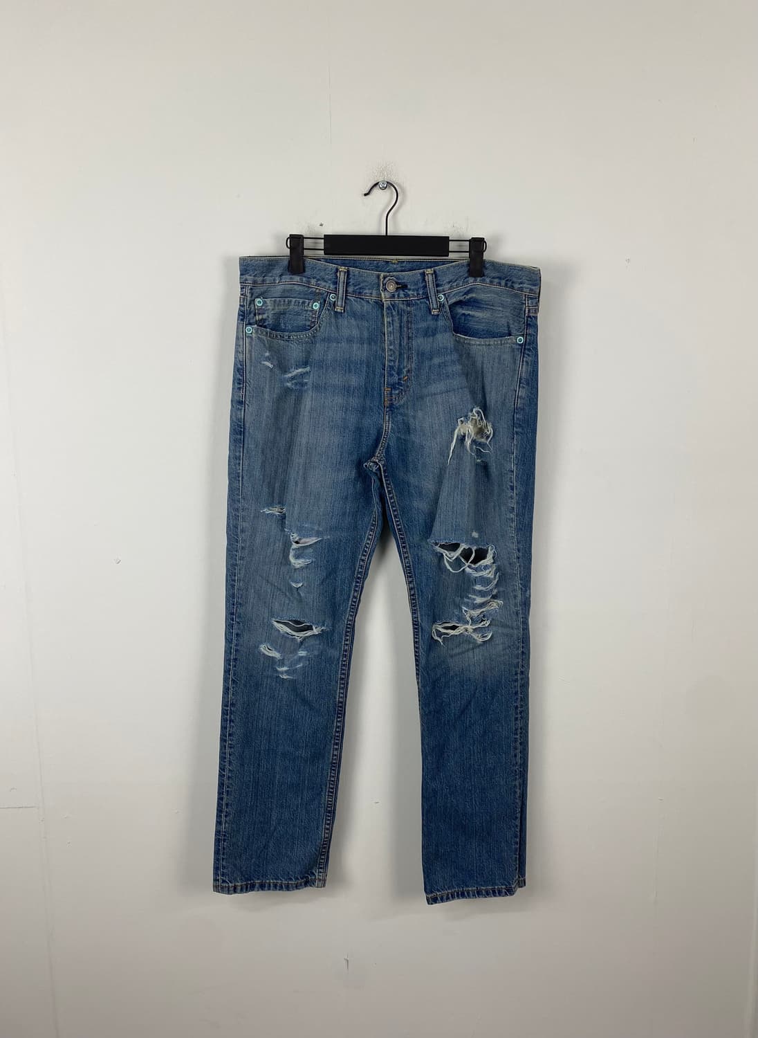 리바이스 Levis 511 데미지 데님팬츠 34x29 <641> 상품이미지1