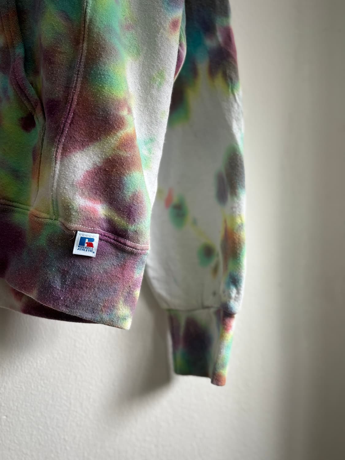 00s Russell Athletic Tie-Dye Hoodie 상품이미지5