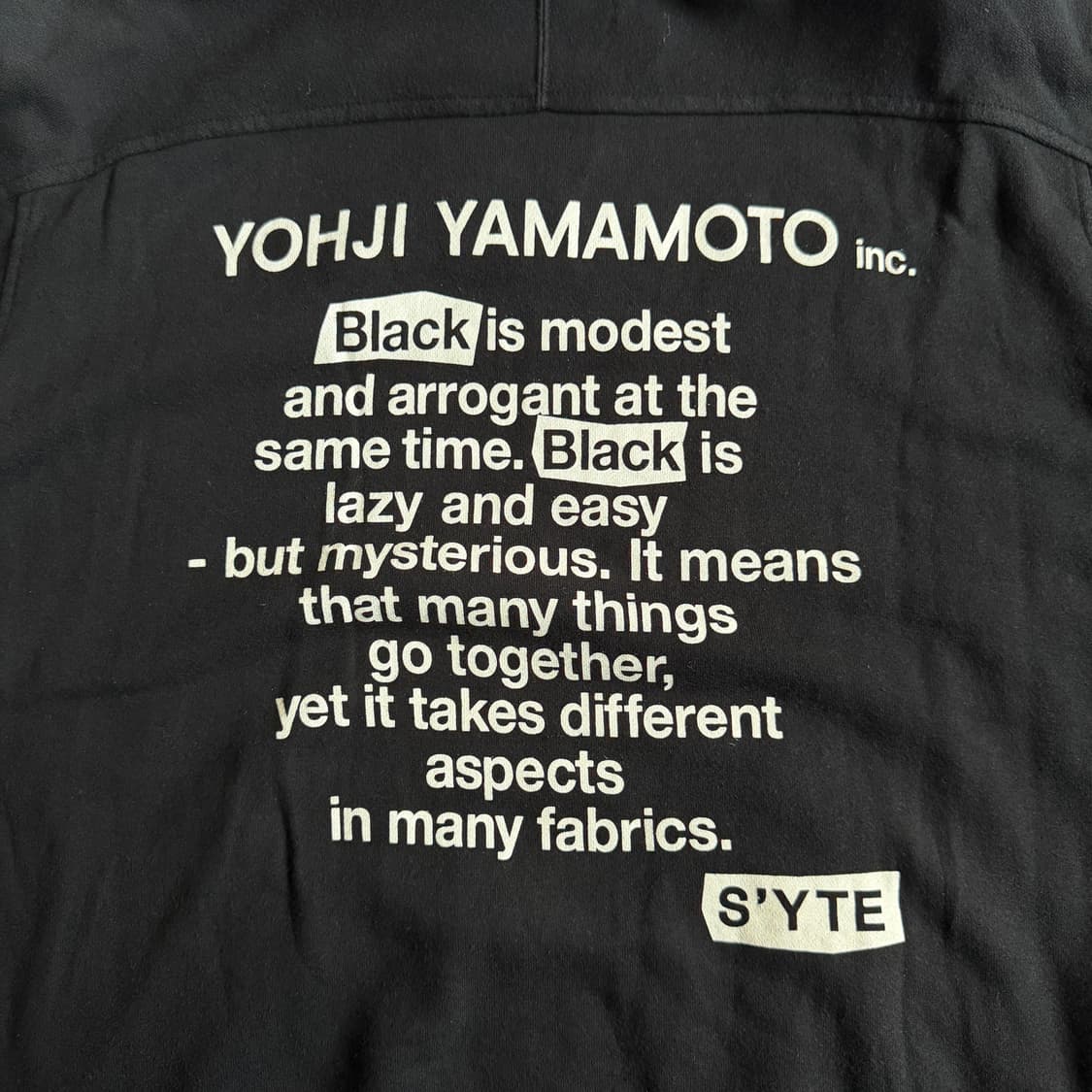 Yohji Yamamoto 상품이미지2