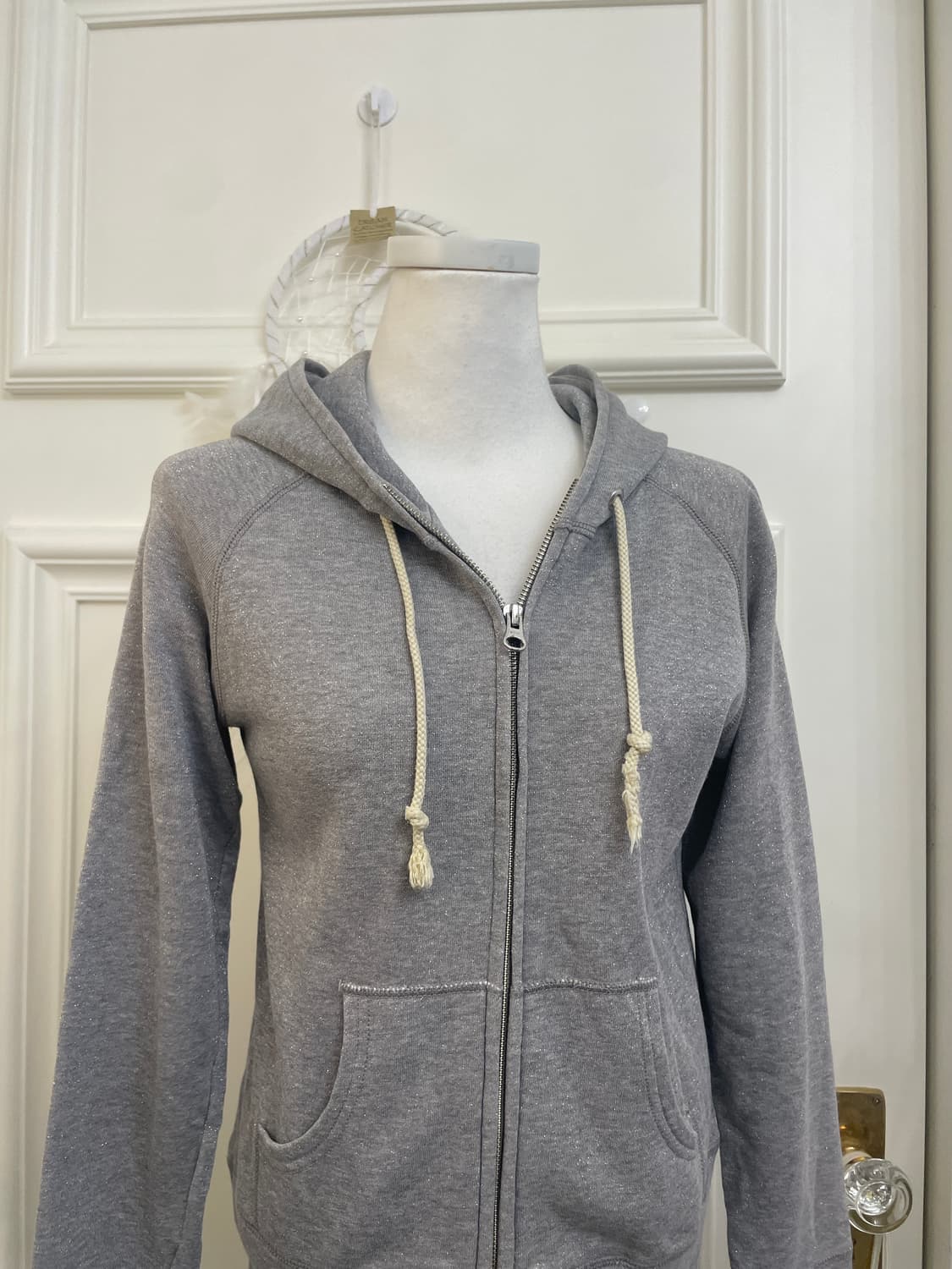 dark gray silver glitter cotton basic ho 상품이미지5
