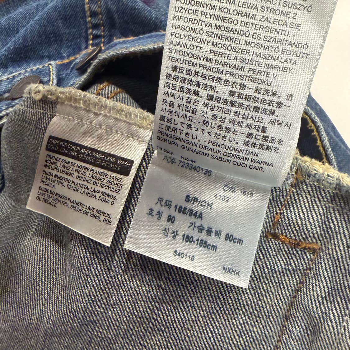 [S] 리바이스 데님 트러커 자켓 청자켓 B909 상품이미지7