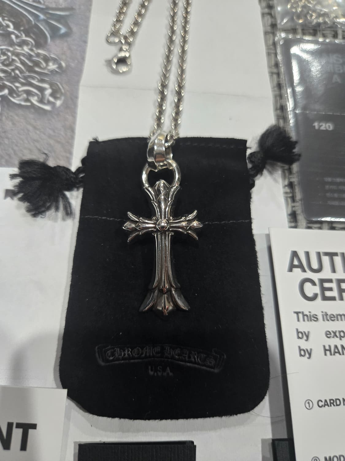 크롬하츠 더블크로스위드베일 X Ne체인 상품이미지2