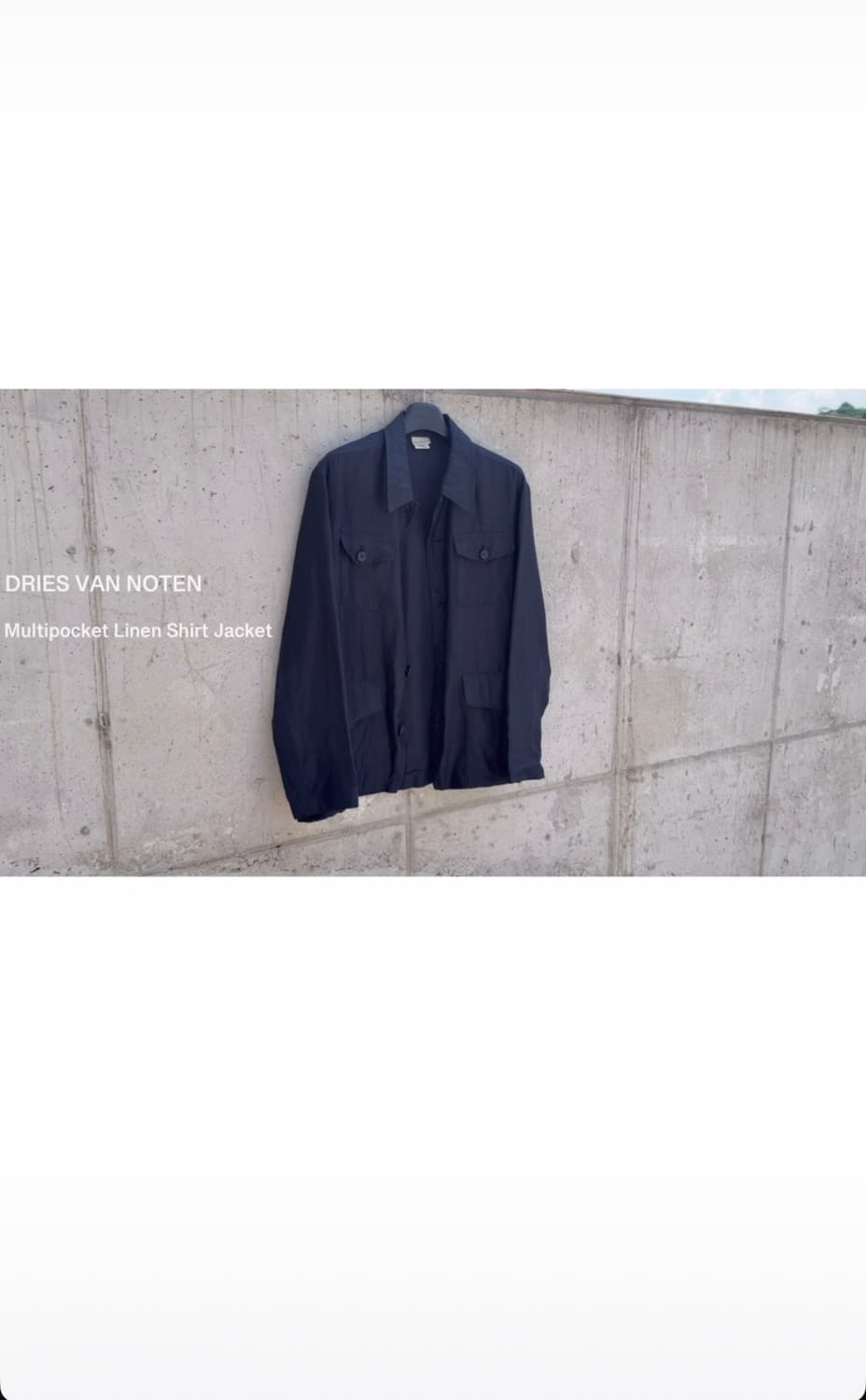 Multipocket Linen Shirt Jacket 상품이미지1