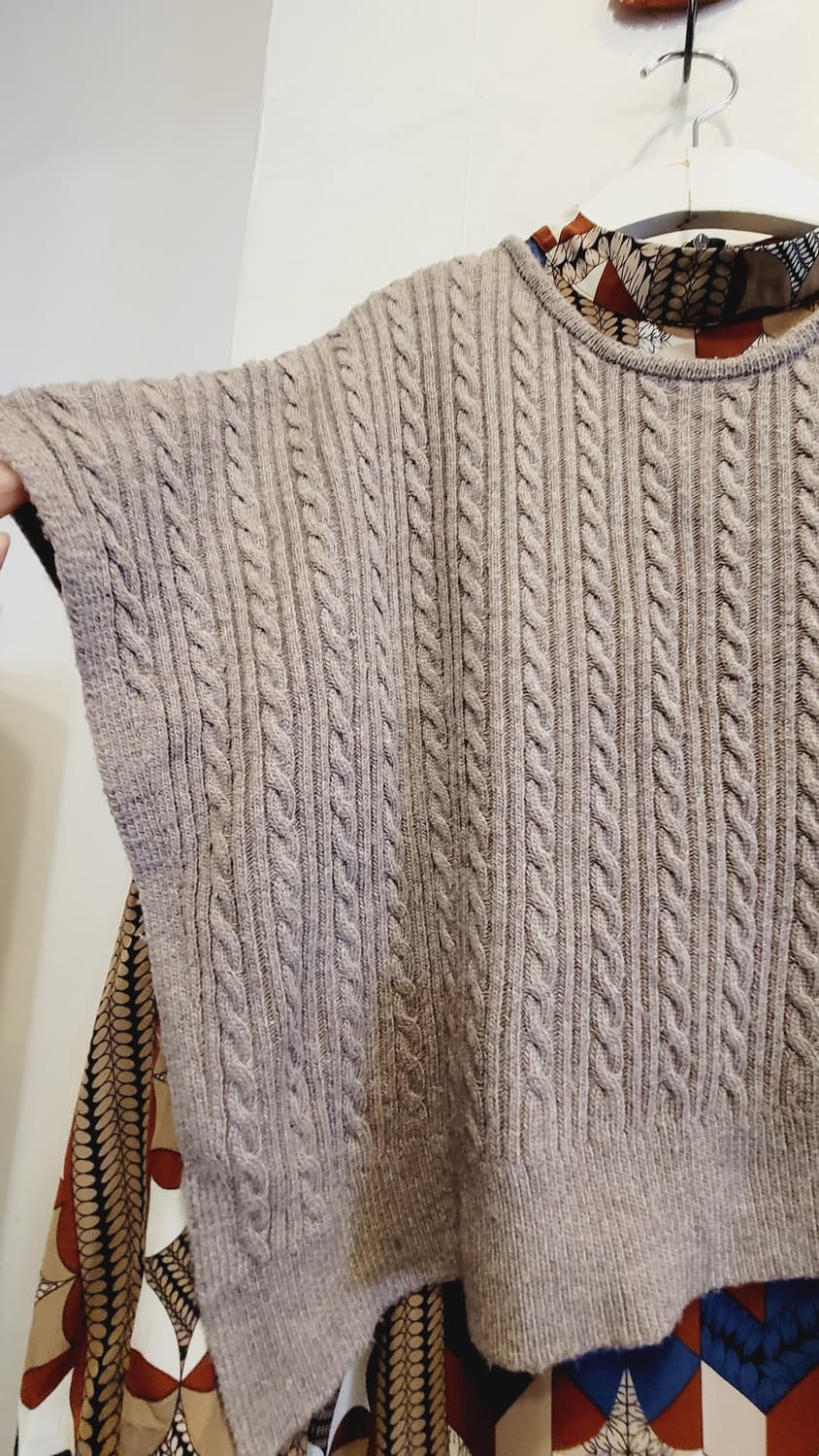 마크제이콥스 언발 니트베스트. 에스닉 프릴 원피스 상품이미지5