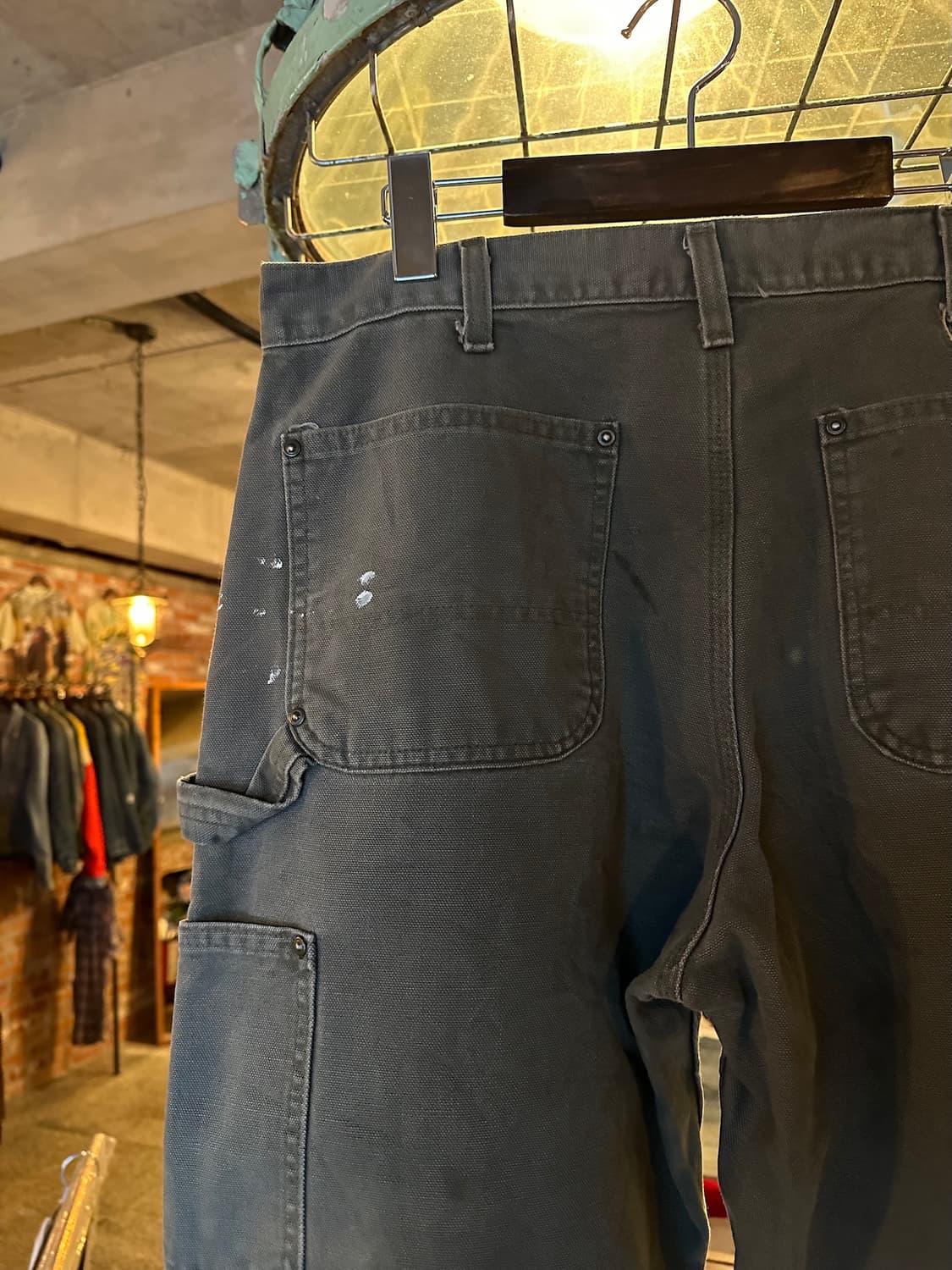 칼하트 MOS 모스그린 더블니 워크 팬츠 상품이미지6