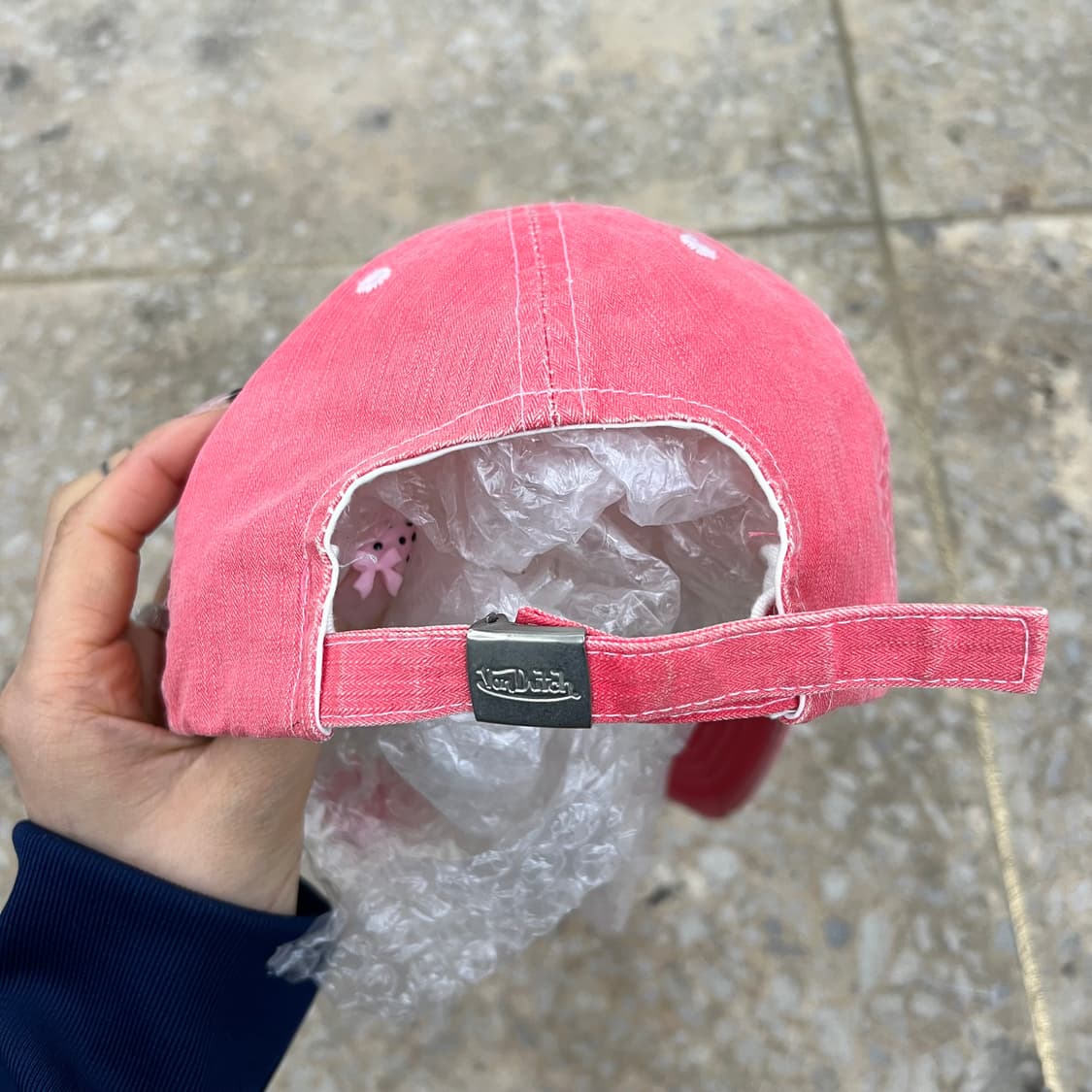 본더치 핑크 큐빅 볼캡 상품이미지3