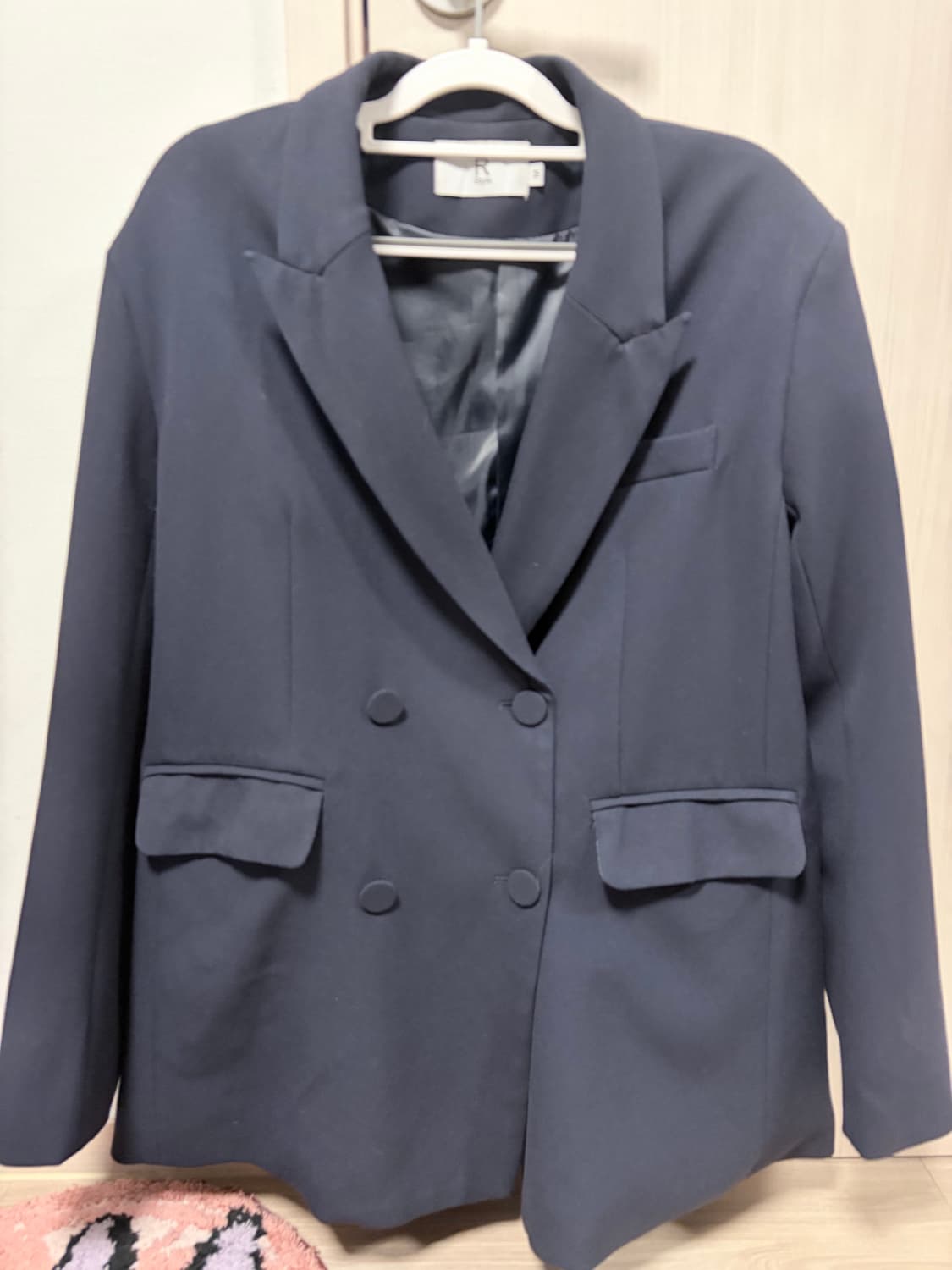 오버핏 네이비 블레이저자켓 상품이미지1