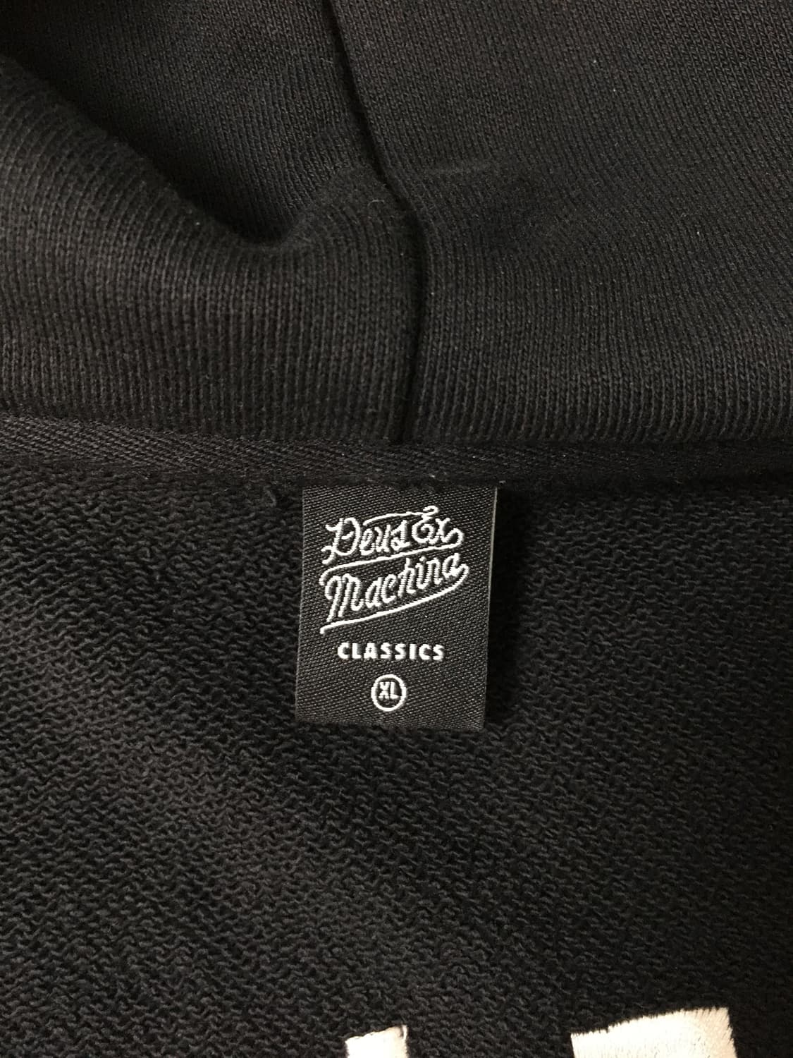 데우스 엑스 마키나 컬리지 어드레스 후드집업 블랙 105사이즈(xl) 상품이미지4