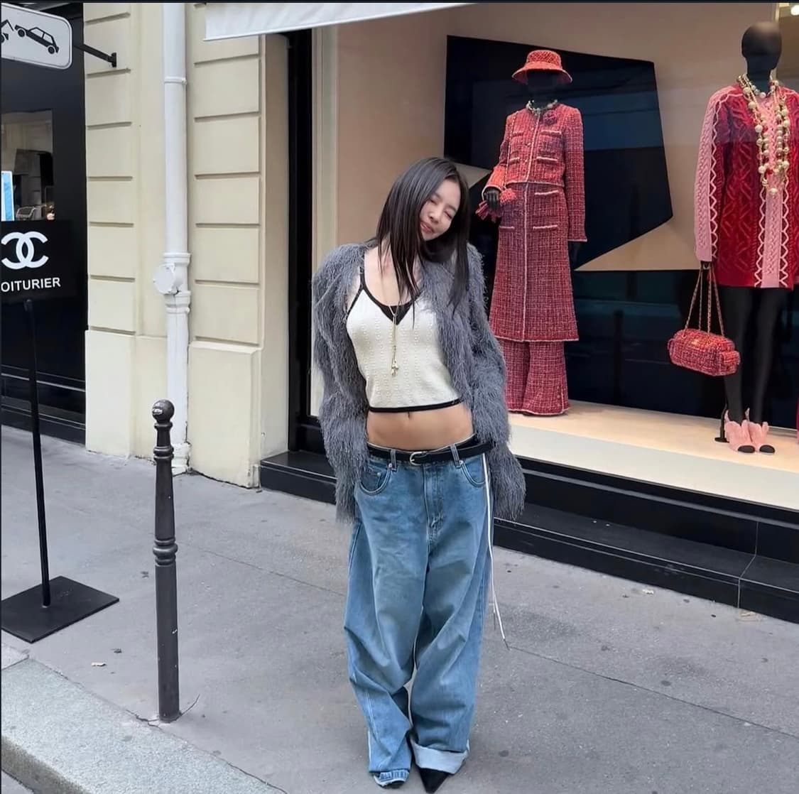 제니착용 ERA woman wide fit denim pants s 상품이미지1