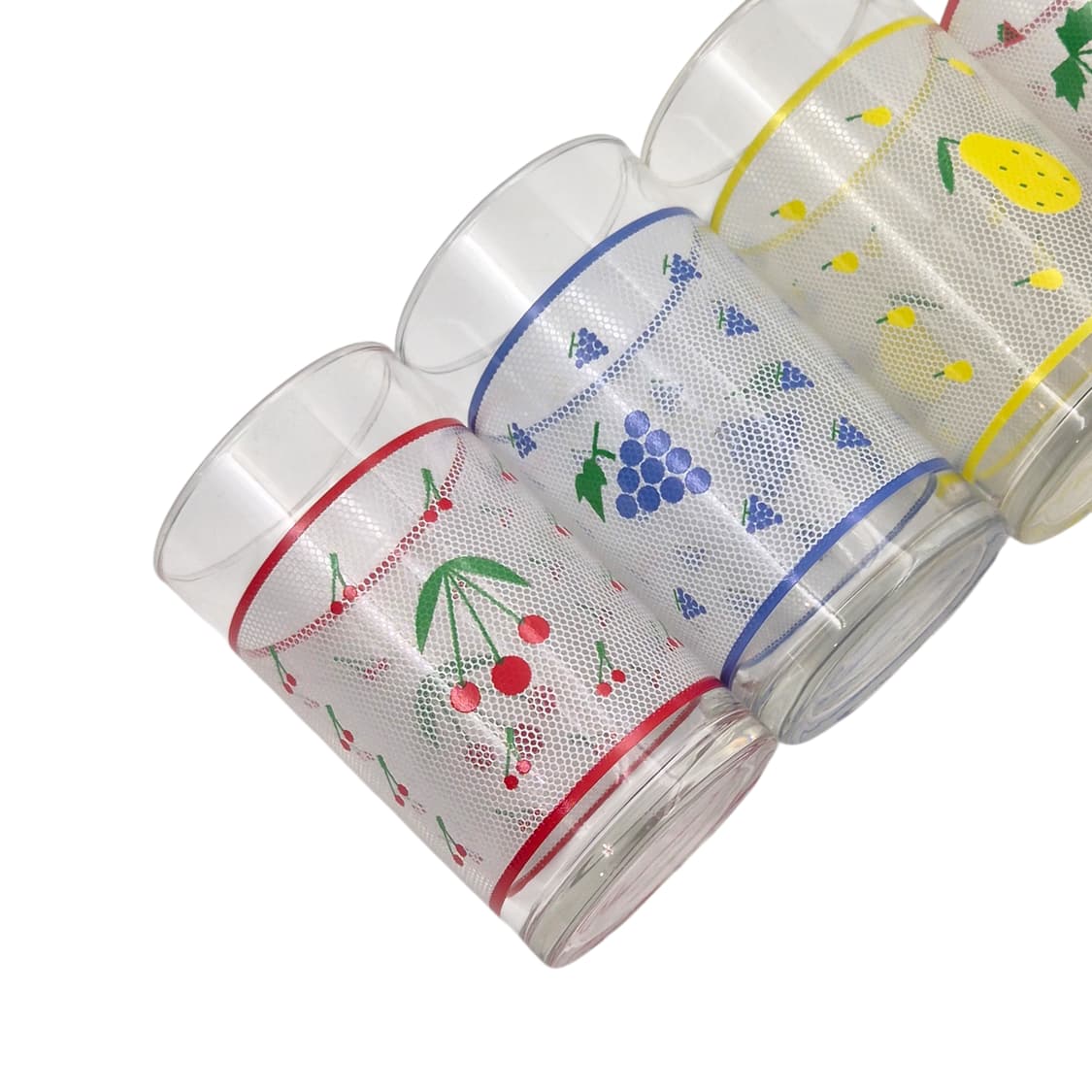 80s 아데리아 레트로 과일 픽셀 글라스 1p 상품이미지3