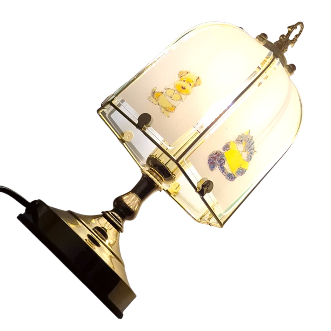 90s 레트로 애니멀 글라스 터치 테이블 램프 상품이미지2