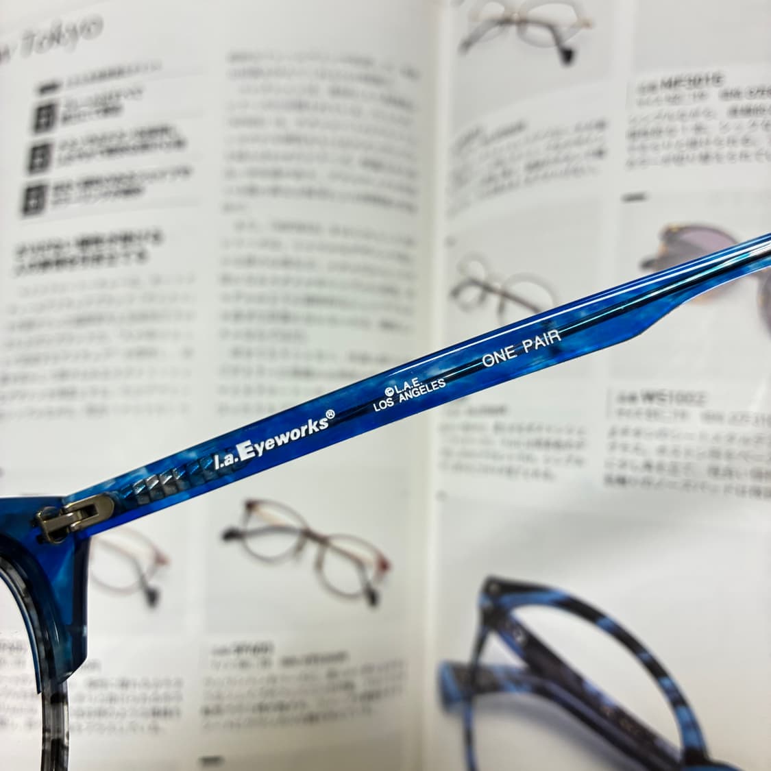 l.a. EYEWORKS 엘에이 아이웍스 캣아이 안경 상품이미지5