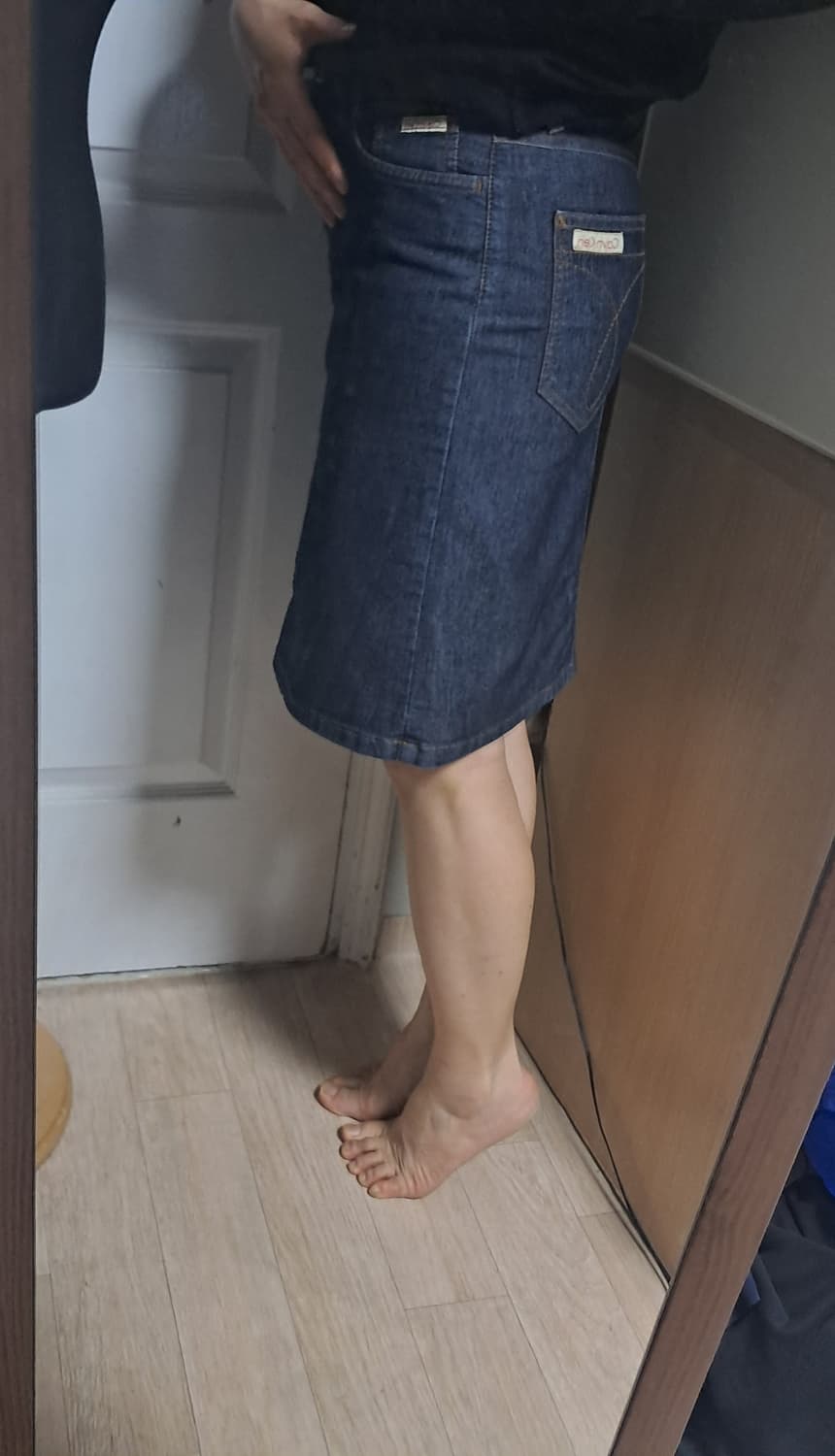캘빈클라인 데님 스커트 청치마 W27~28 상품이미지8