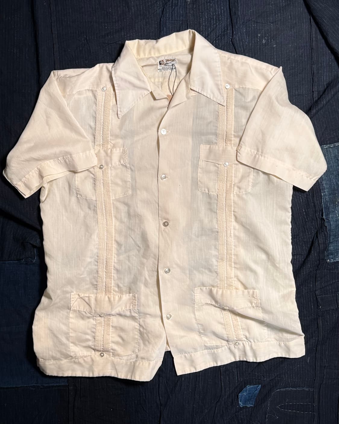 60-70's Tony Creacions 구아야베라 셔츠 42 상품이미지1