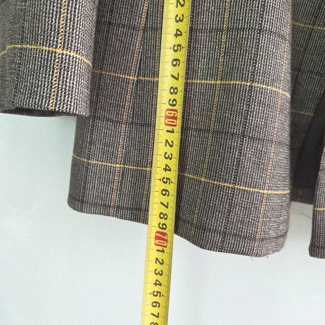 [GGPX] 지지피엑스 브라운 체크 더블 자켓 여성 S 상품이미지10