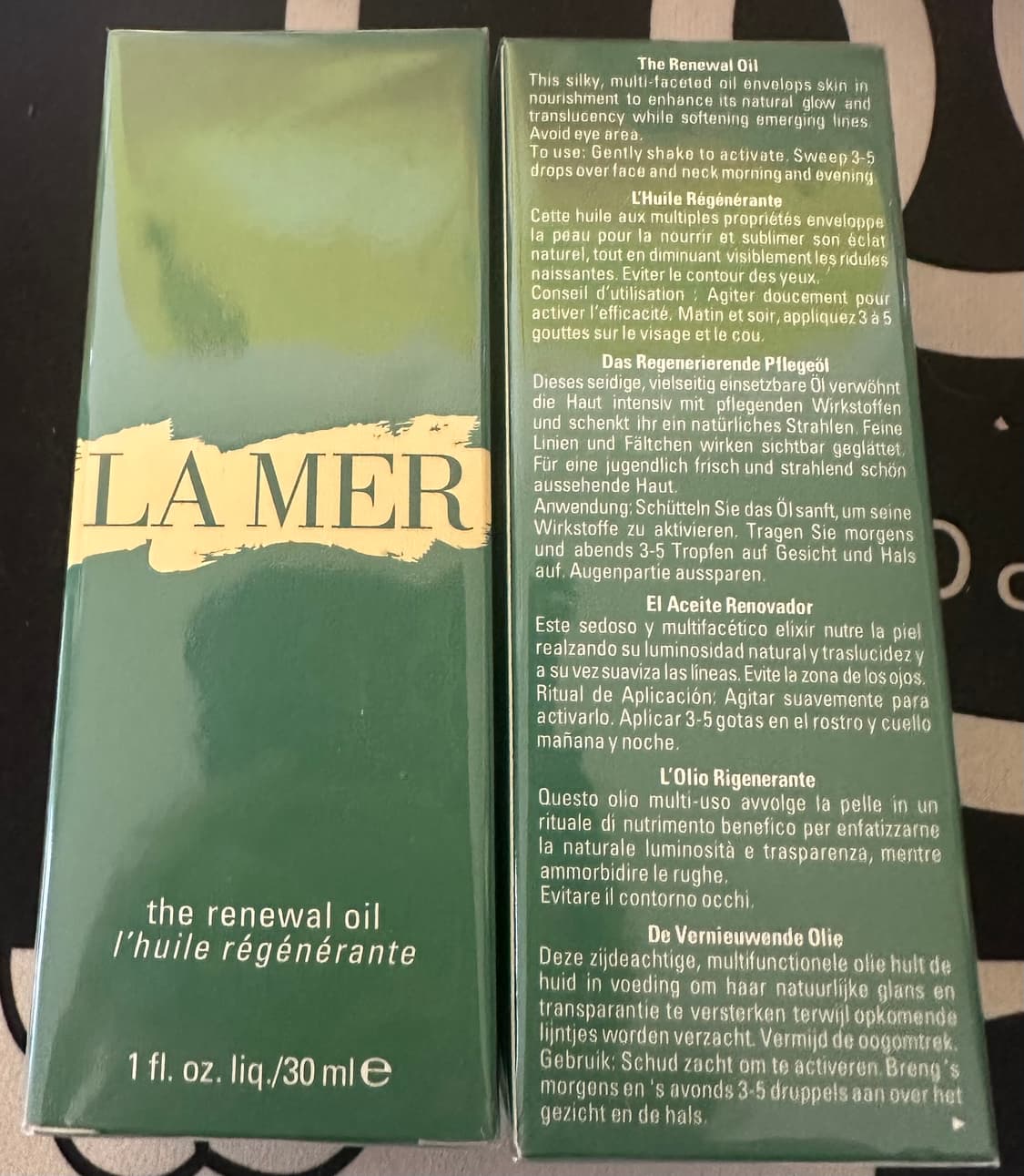 라메르 리뉴얼 페이스오일 30m 상품이미지1