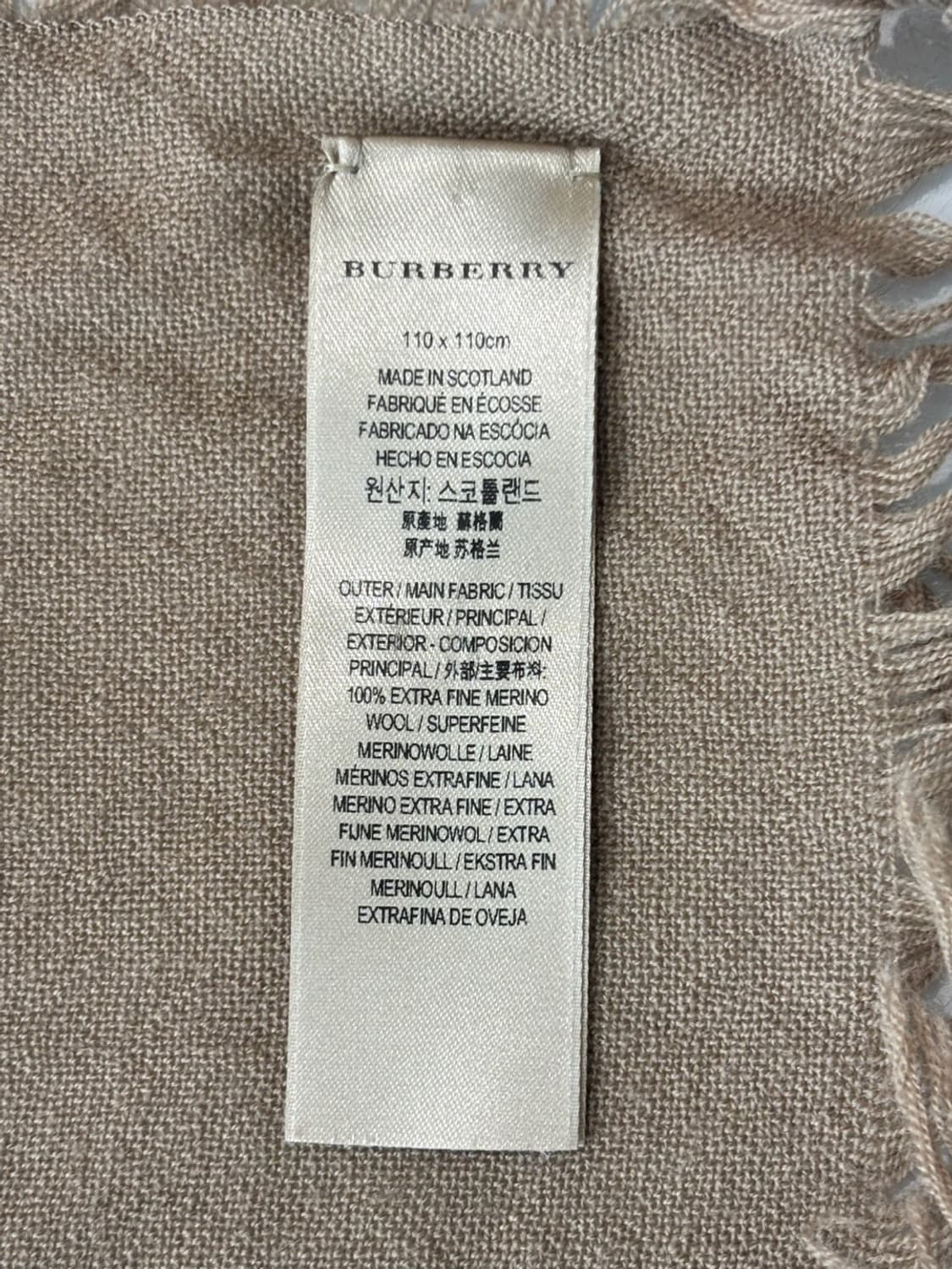 Burberry Muffler 상품이미지5