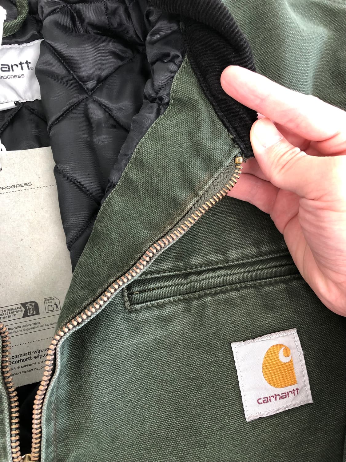 칼하트 디트로이트 og s 올리브 판매 (글 내용 필독) 상품이미지4