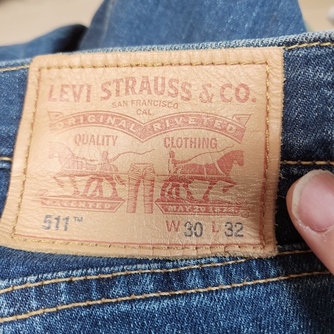[30] 리바이스 511 청바지 데님팬츠 상품이미지3