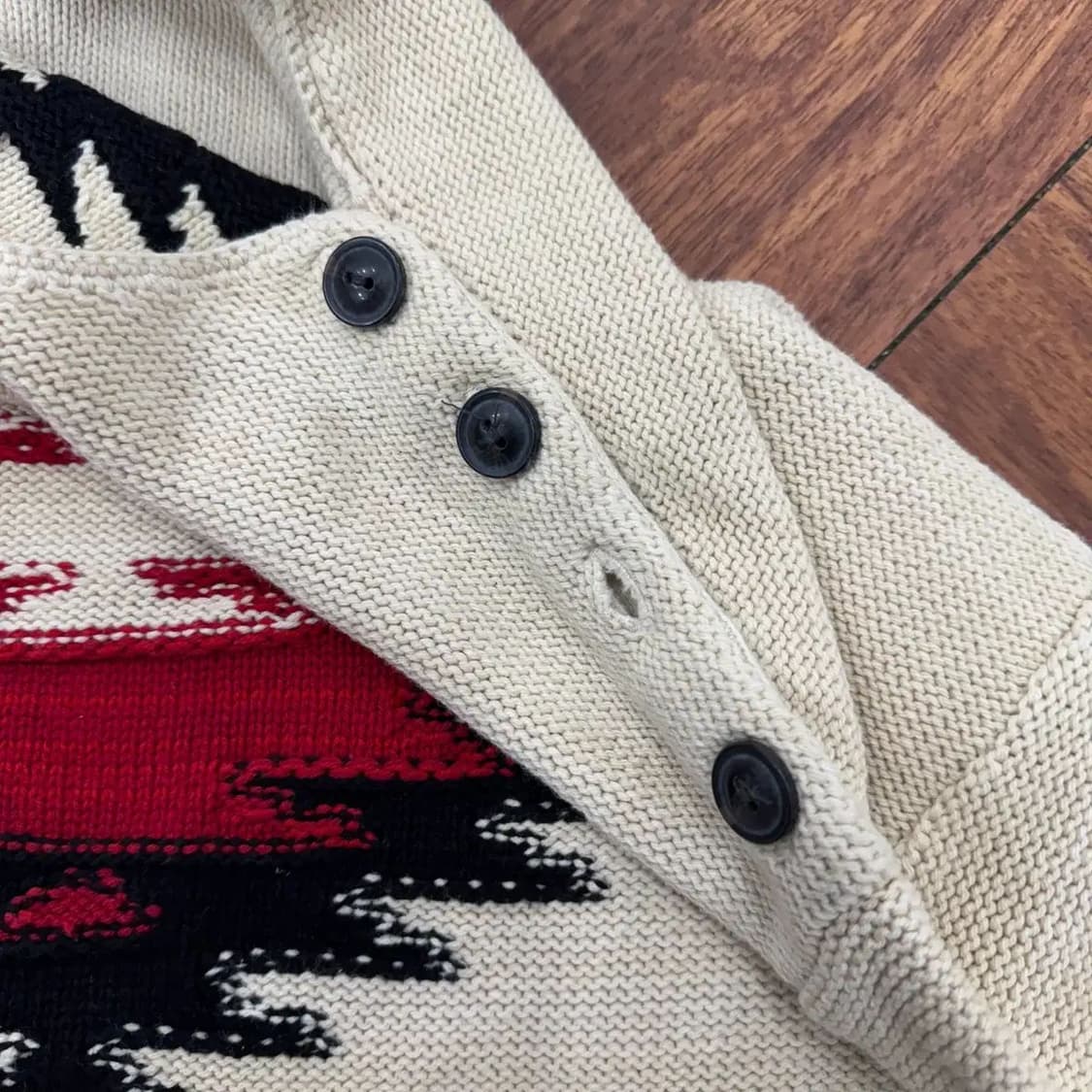 여성용 L(105) 폴로 로렌 진스 랄프로렌 빈티지 숄더 니트  상품이미지3