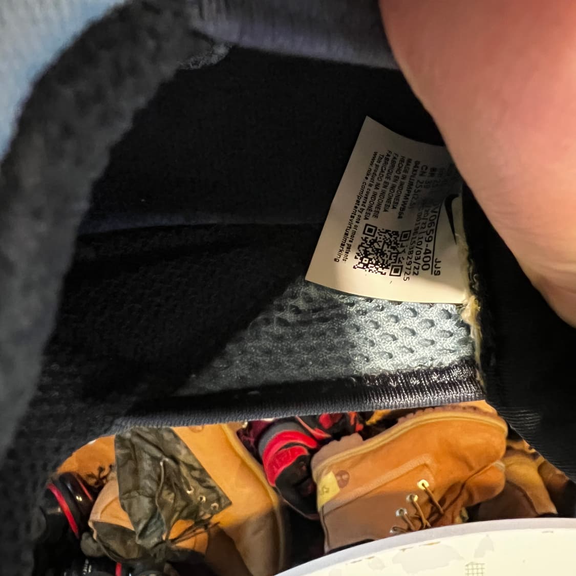 니이키 에어 쿠키니 원 블루 옵시디언  상품이미지7