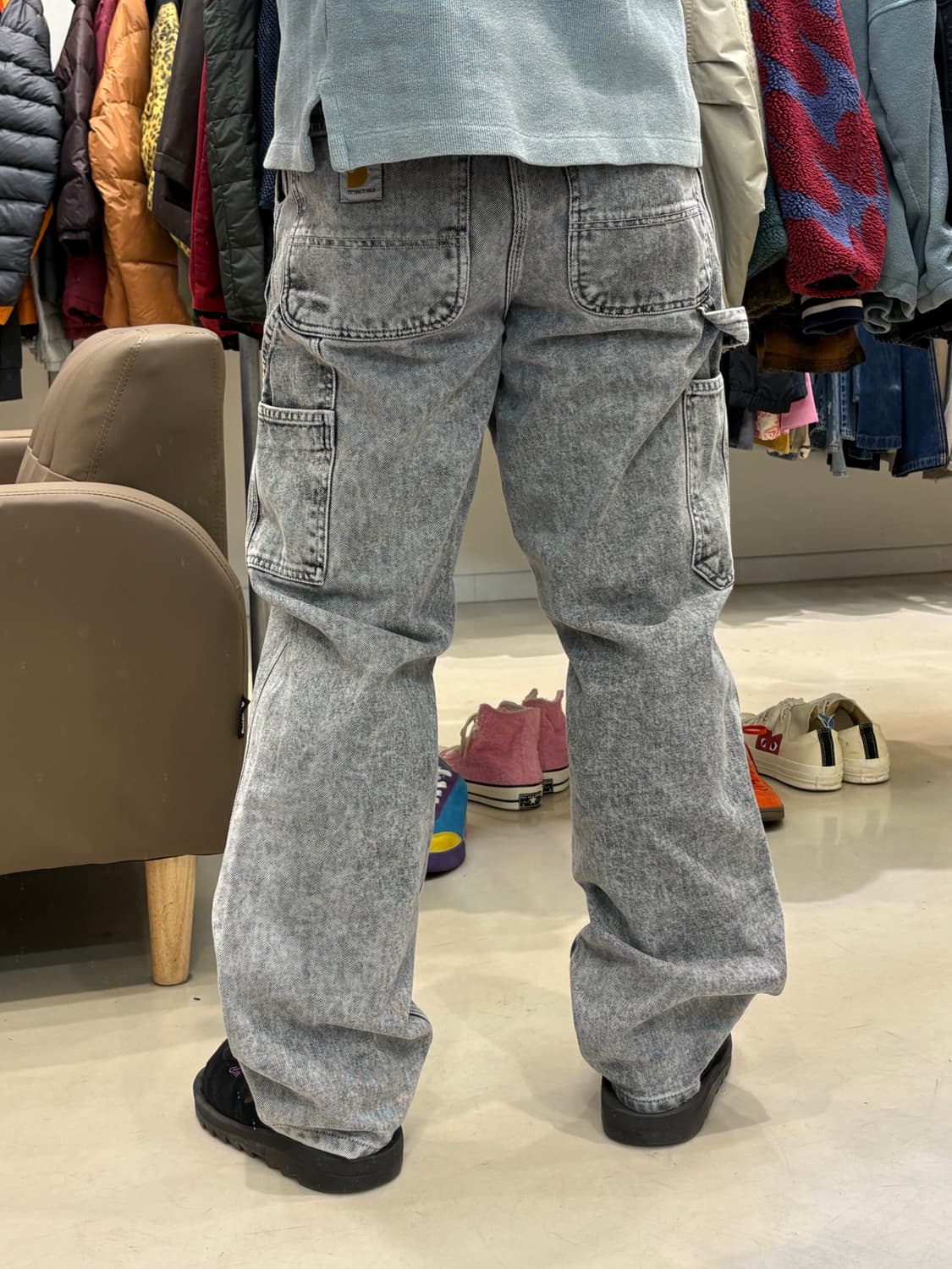 칼하트 WIP 싱글니 카펜터 팬츠 상품이미지9