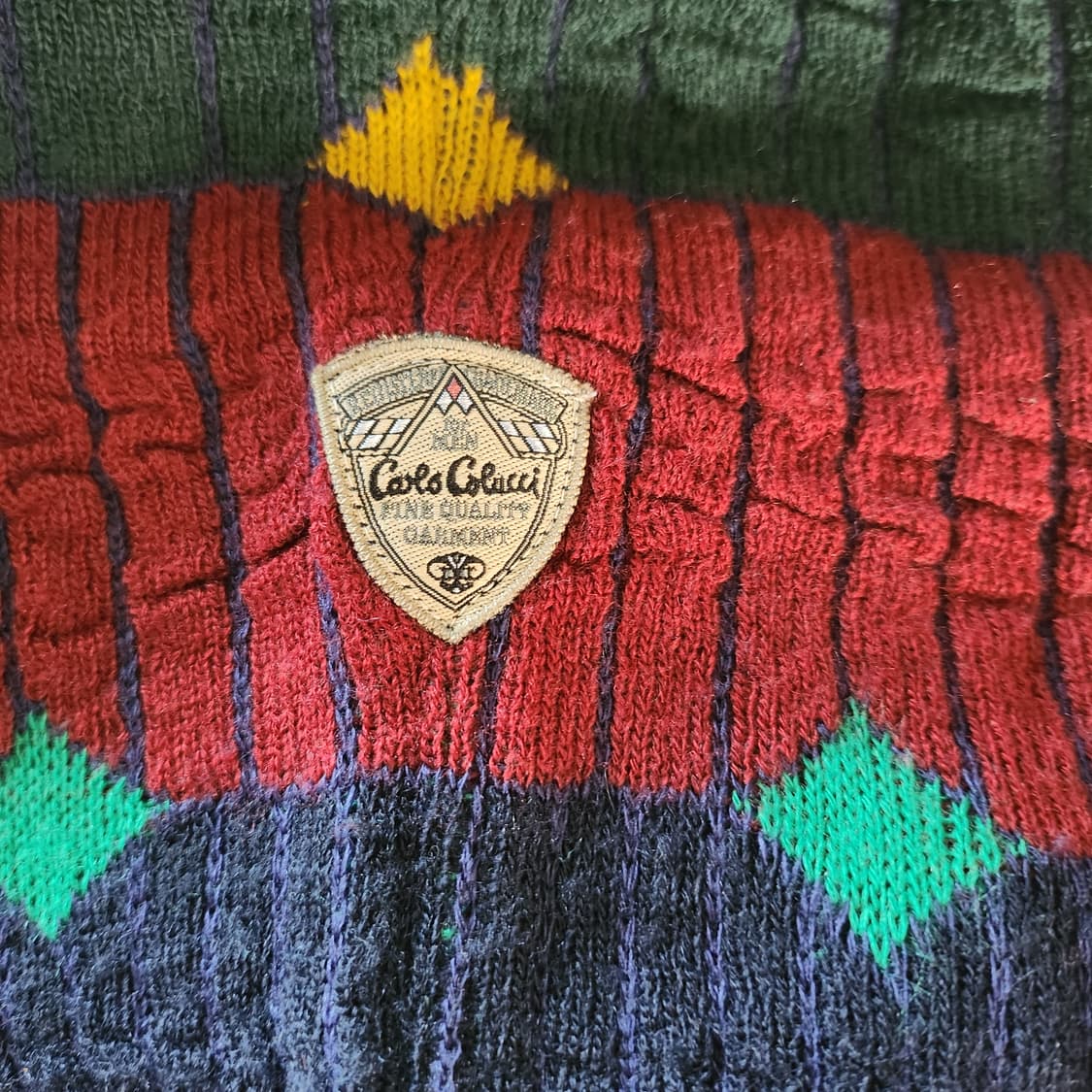 Calo colucci 케이블 빈티지 가디건 상품이미지6